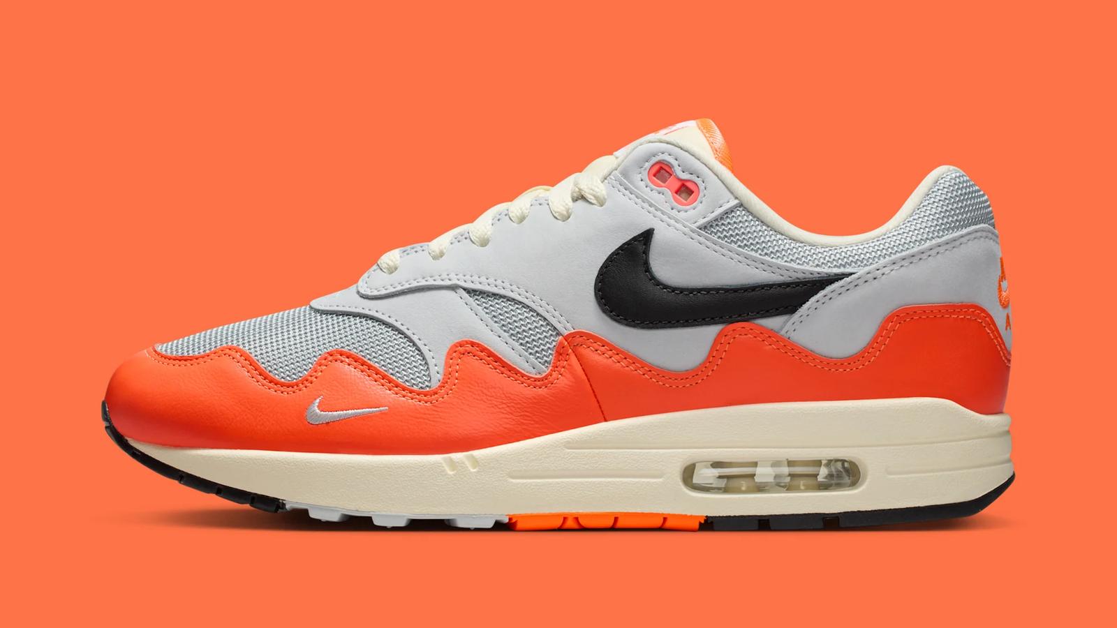 Patta x Nike Air Max 1 "Hyper Crimson" releasing in 2026 Patta x Nike Air Max 1 "Hyper Crimson" releasing in 2026