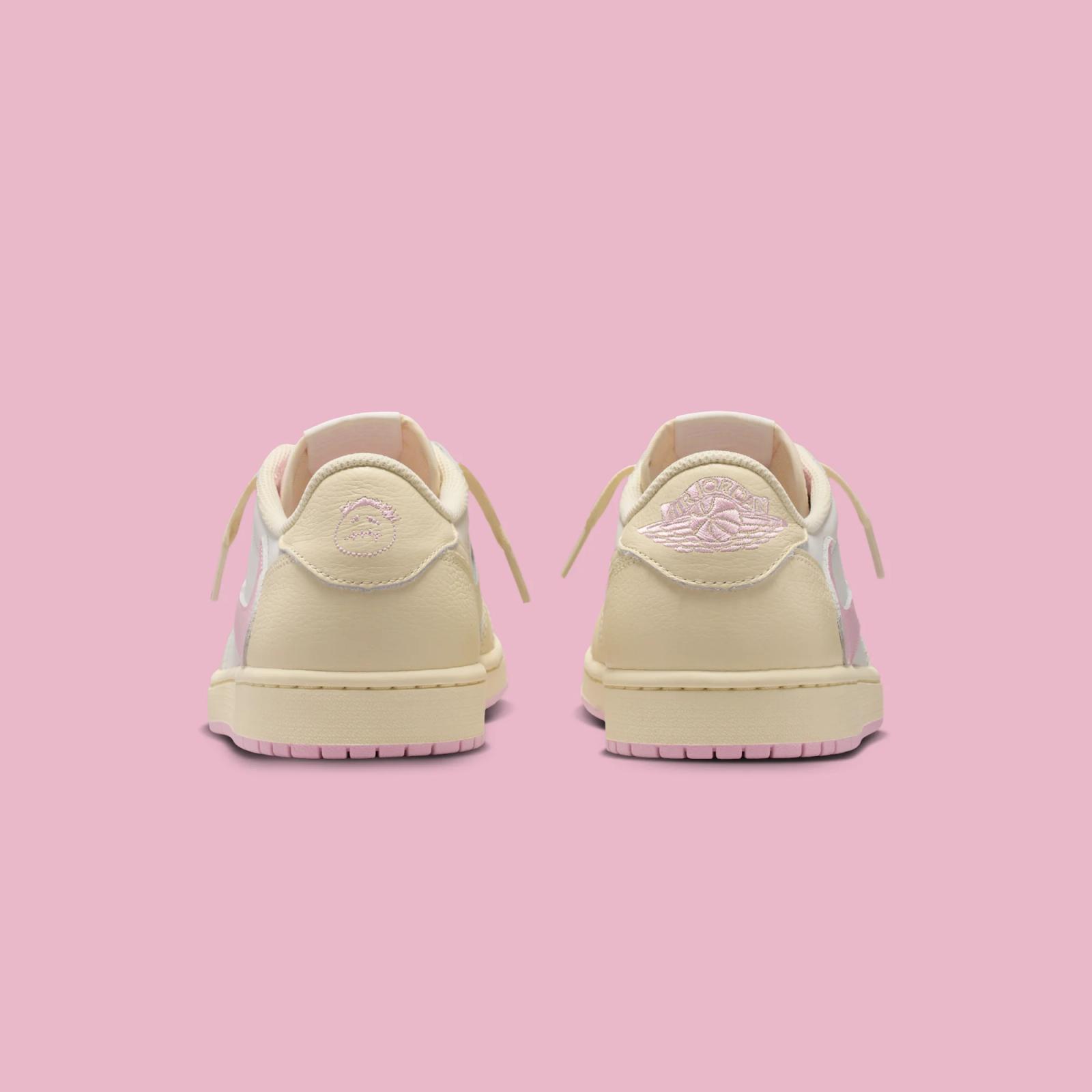 Travis Scott x Air Jordan 1 Retro Low OG “Muslin & Shy Pink” releasing in 2026