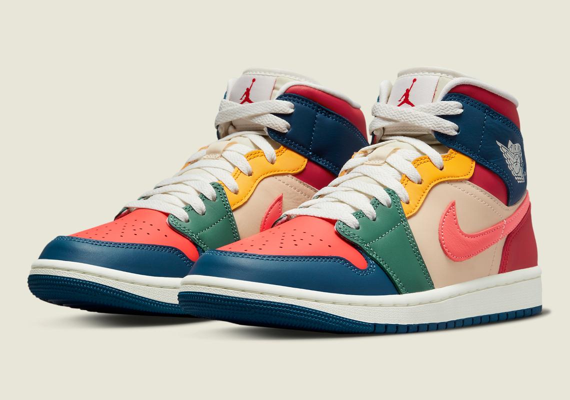 Air Jordan 1 Mid SE WMNS Multi-Color