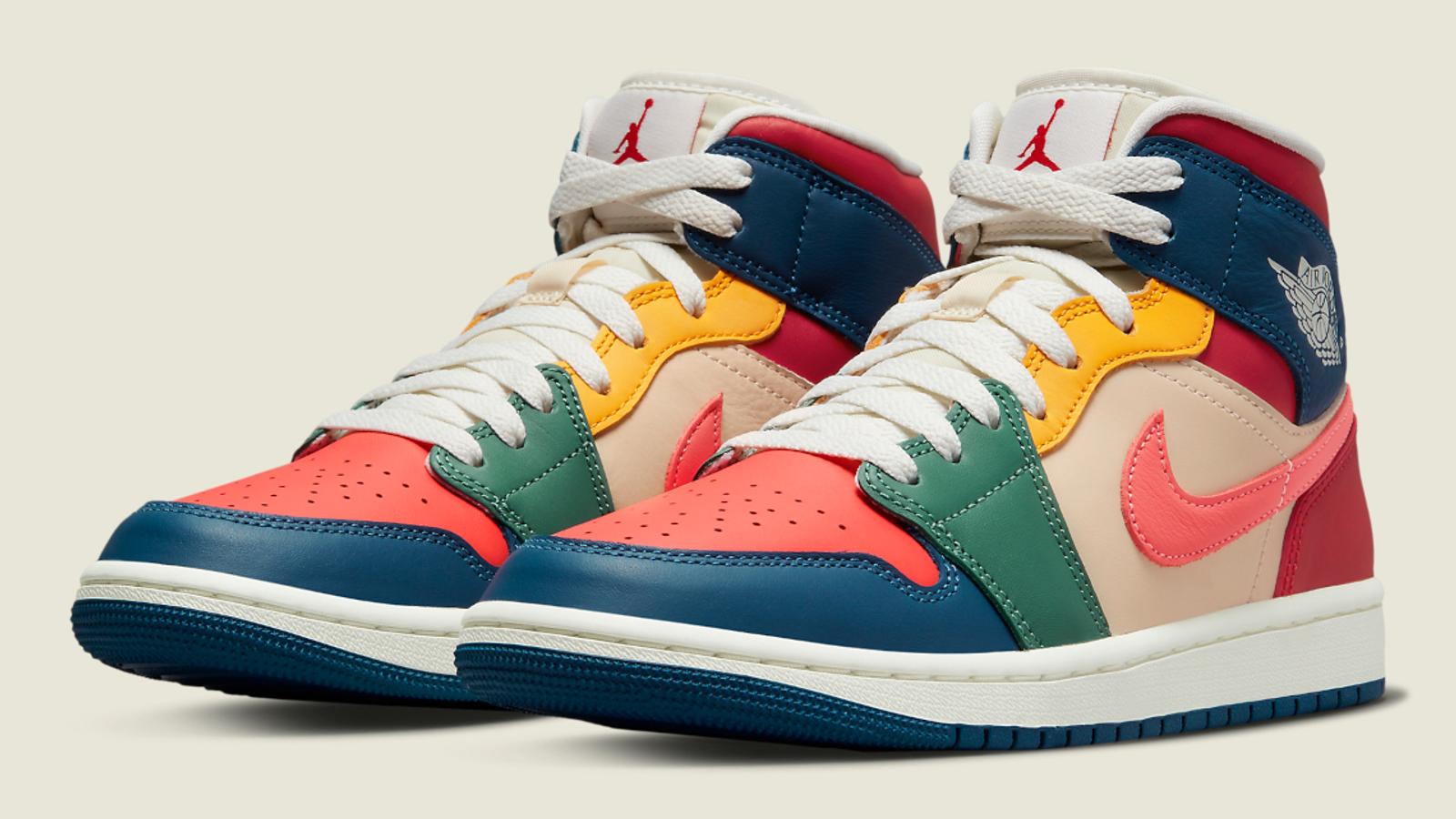 Air Jordan 1 Mid SE WMNS Multi-Color