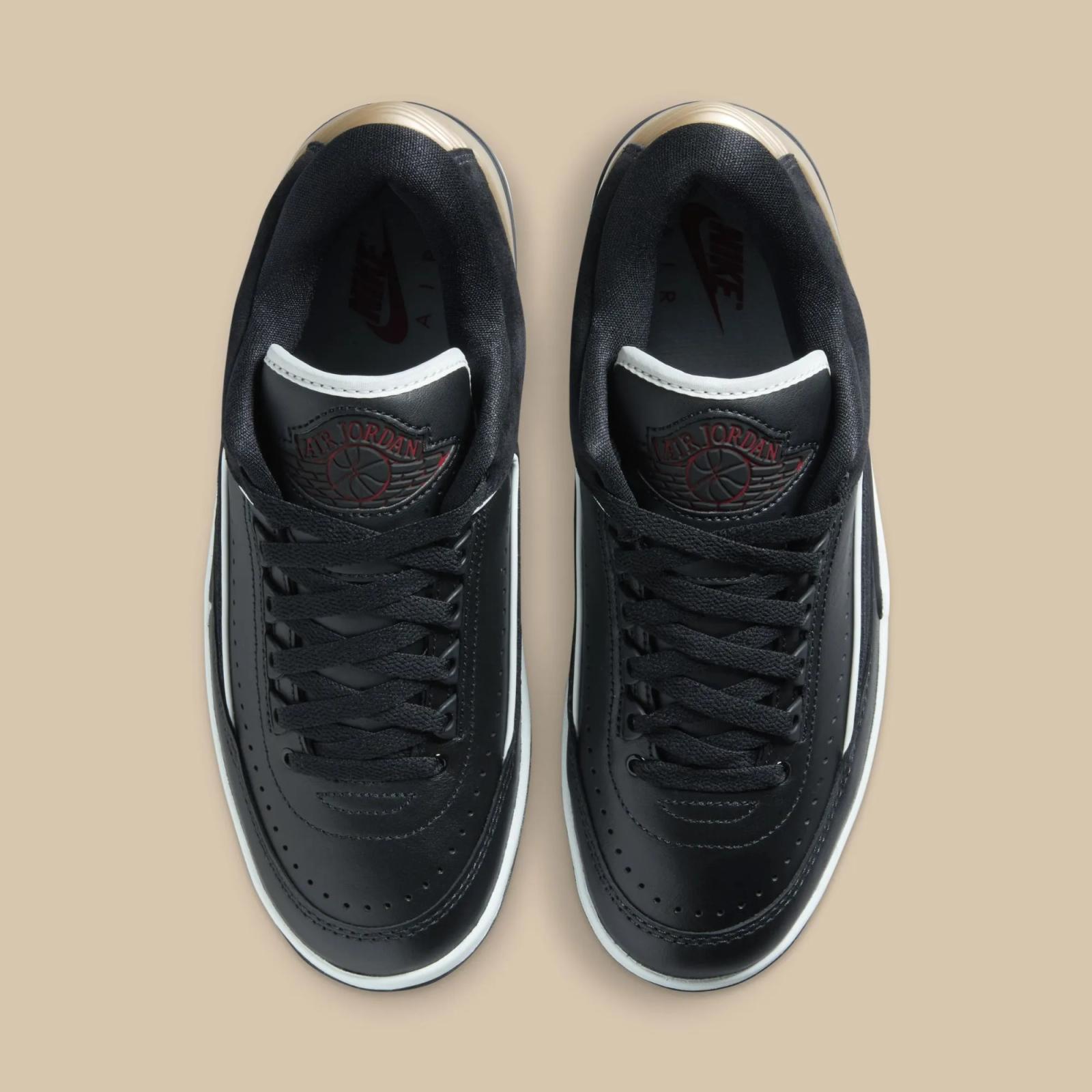 Air Jordan 2 Retro Low Black / Varsity Red DX4401-001