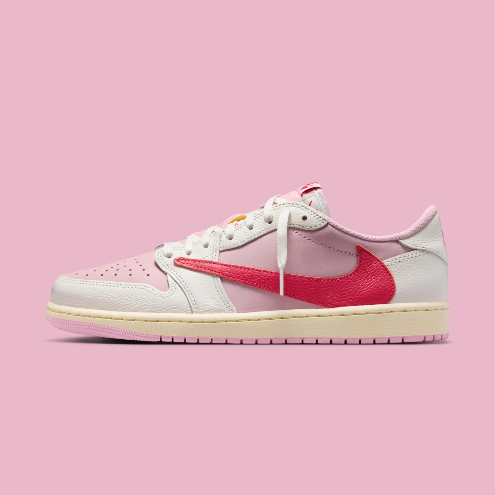 Travis Scott x Air Jordan 1 Retro Low OG “Tropical Pink” drops May 29th, 2026