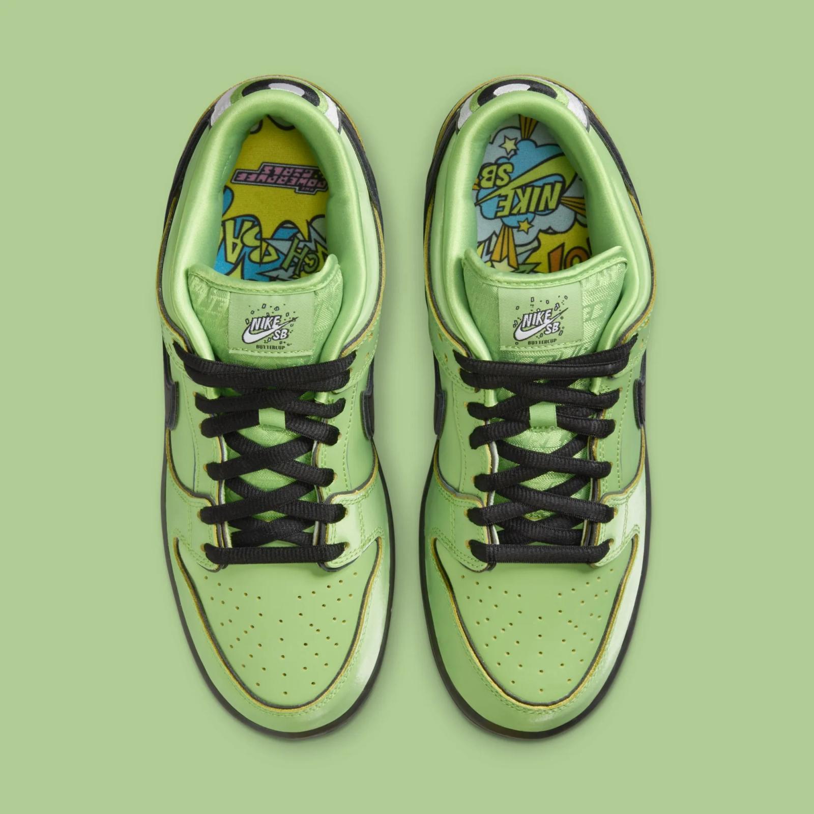 Powerpuff Girls x Nike SB Dunk Low Pro Buttercup