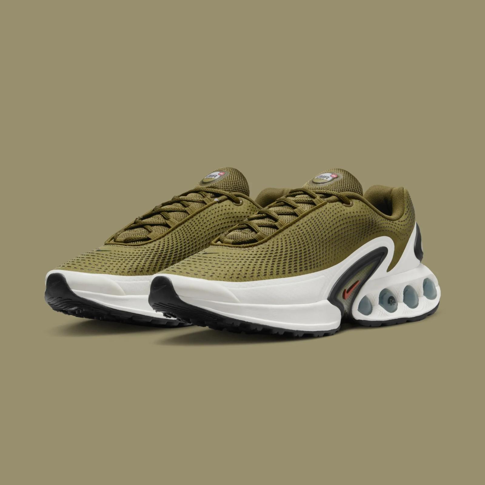 Nike Air Max Dn Olive Flak Gym Red DV3337-300