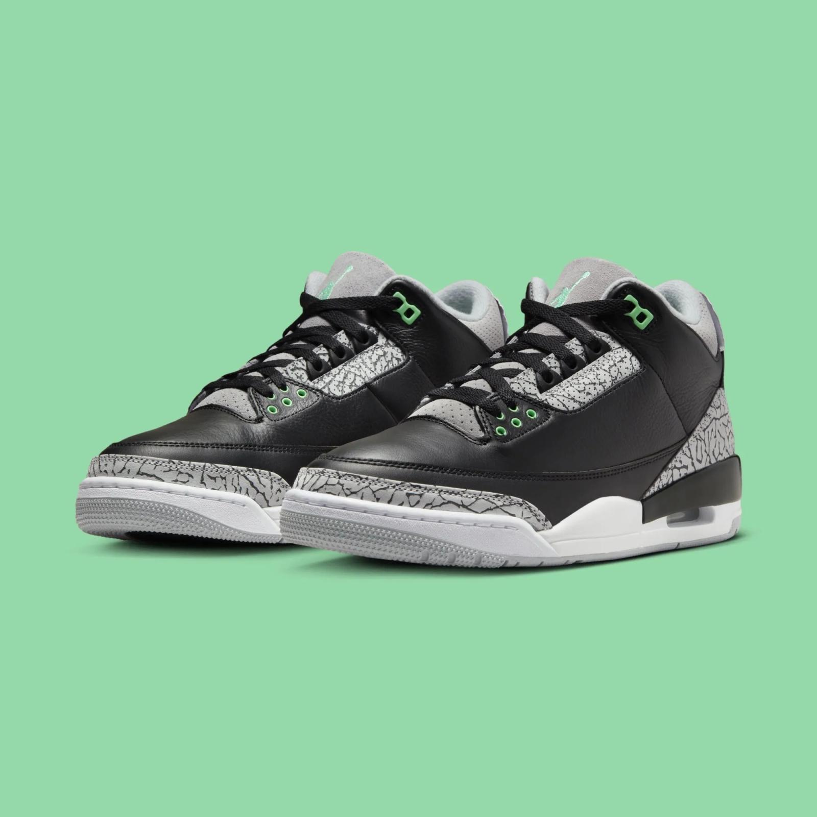 Air Jordan 3 Retro Green Glow