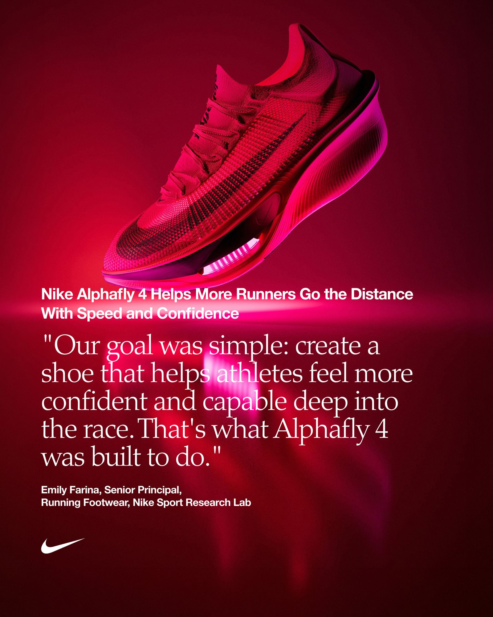 Nike Alphafly 4 Helps More Runners Go the Distance With Speed and Confidence