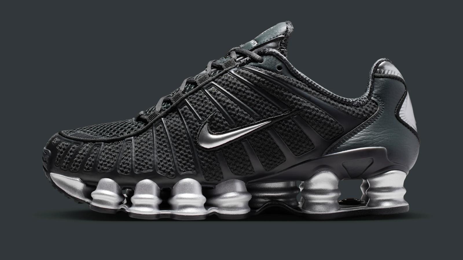 Nike Shox TL "Off Noir & Metallic Silver" drops in 2026