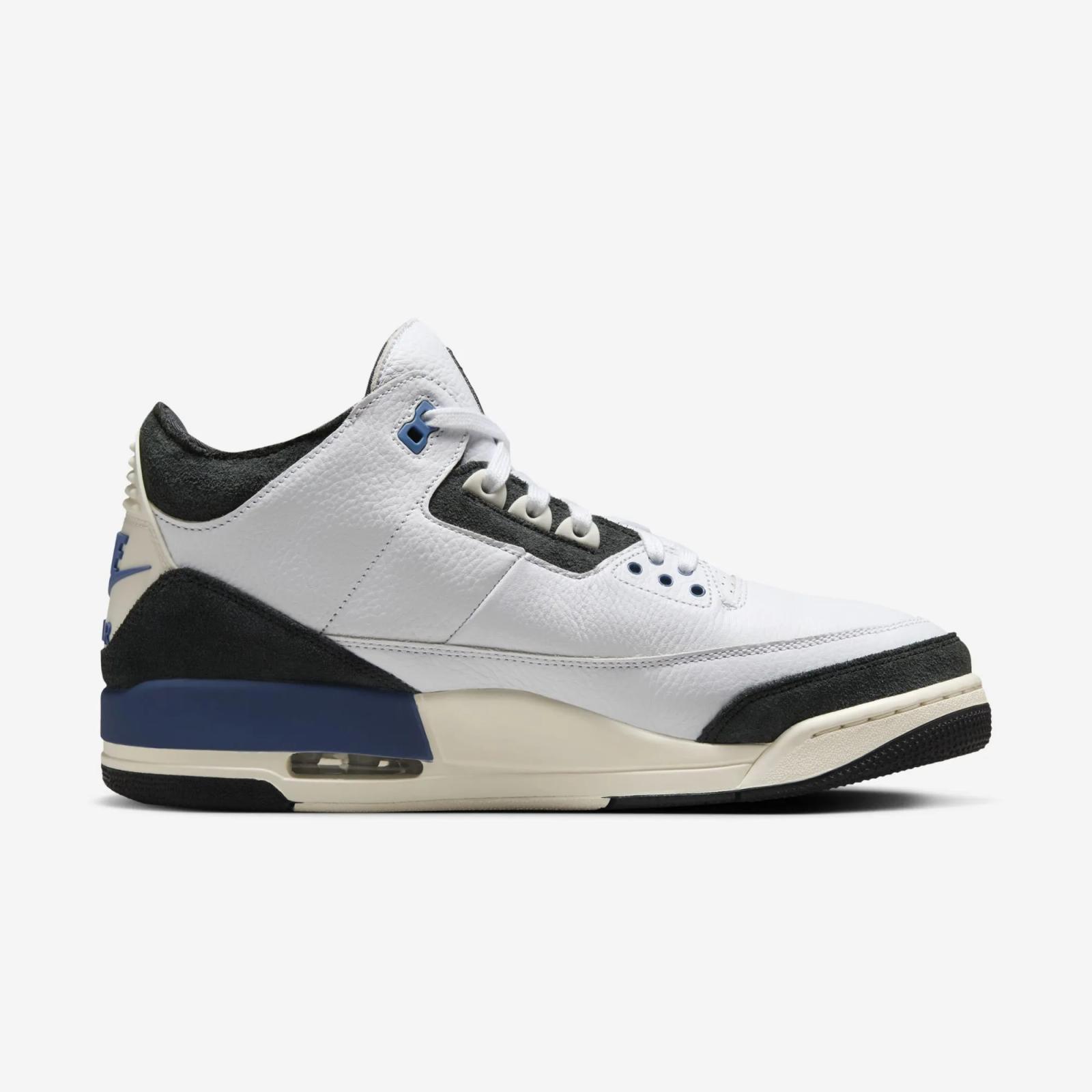 A Ma Maniere x Air Jordan 3 Retro OG SP GH White / Diffused Blue HV8571-100 Release Date April 2025