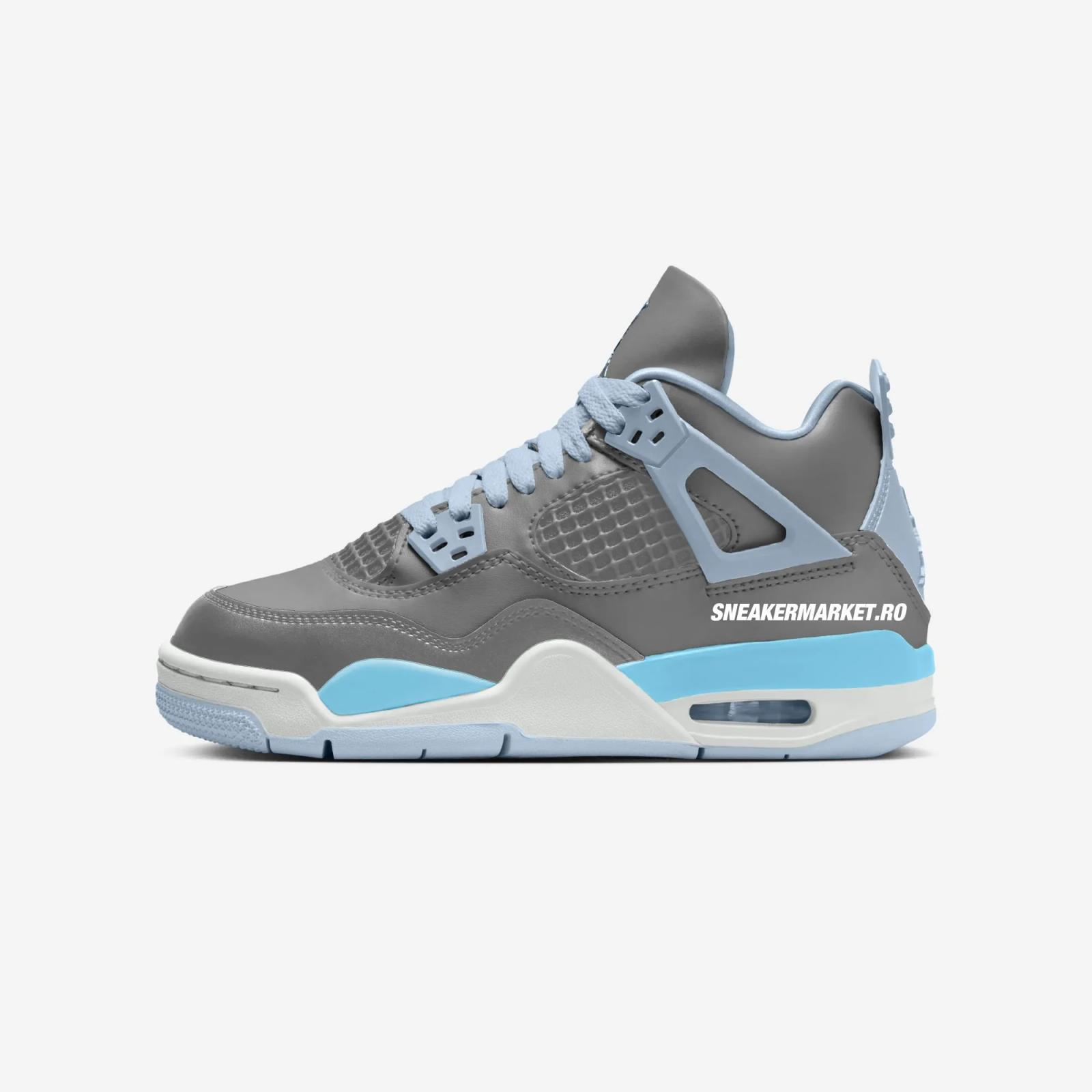 Air Jordan 4 Retro GS Photon Dust / Blue Chill HV4401-014 Release Date 2025