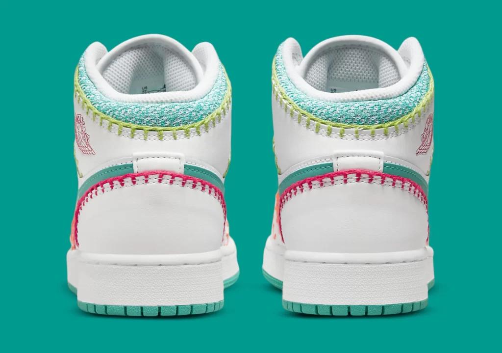 Air Jordan 1 Mid SE GS Knitted