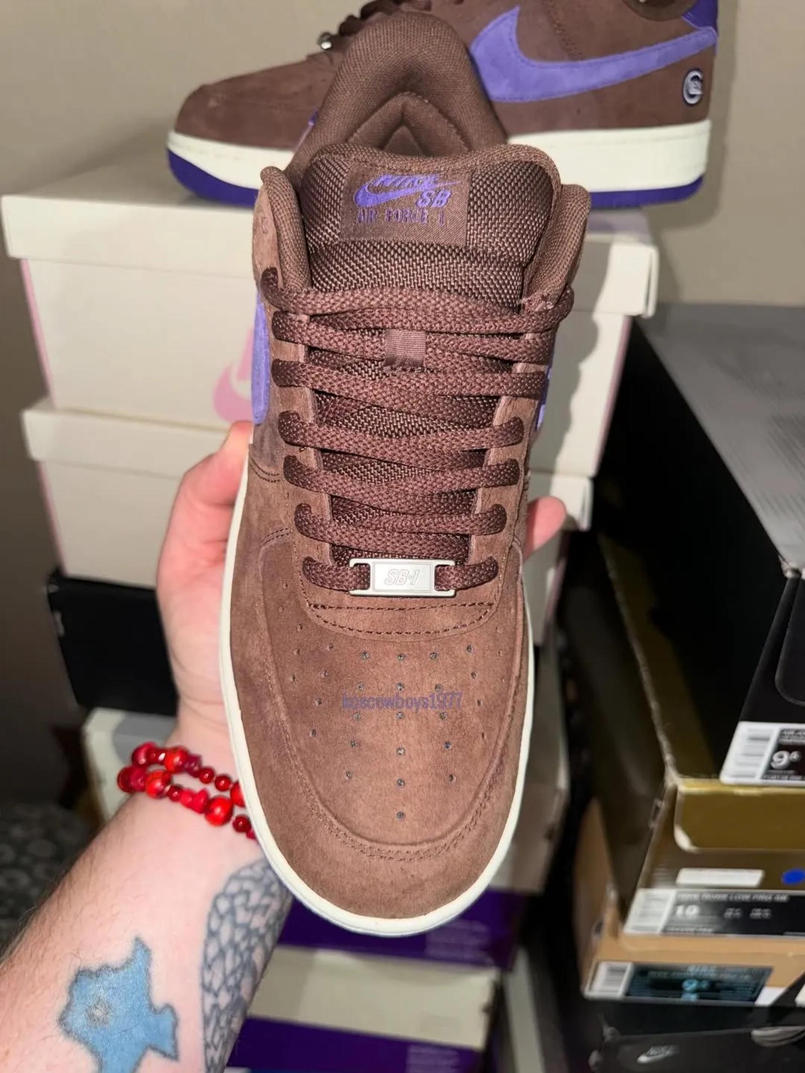 Ben-G x Nike SB x Nike Air Force 1 Low "Light Chocolate" drops in 2026