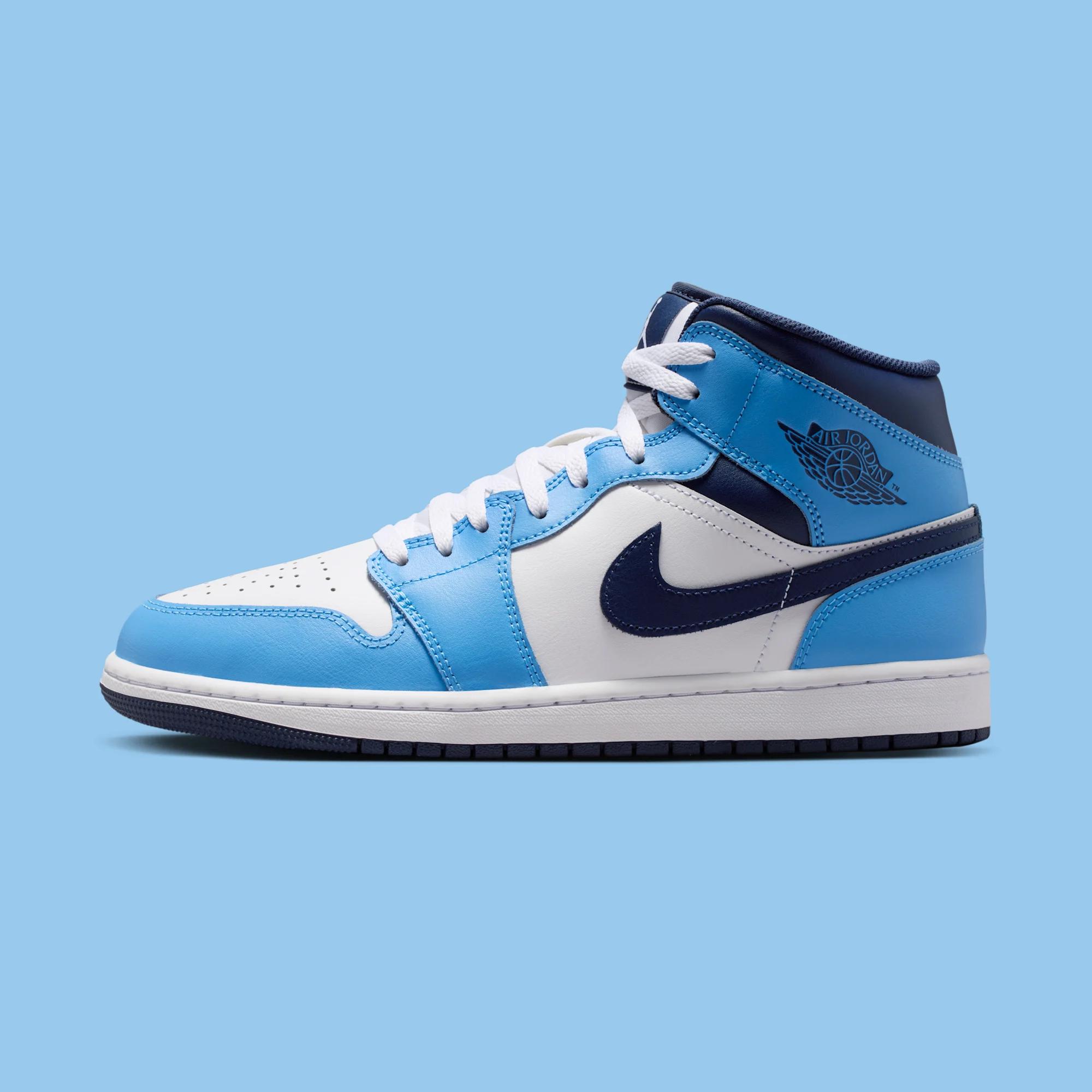 Air Jordan 1 Mid "University Blue" drops April 1st, 2026