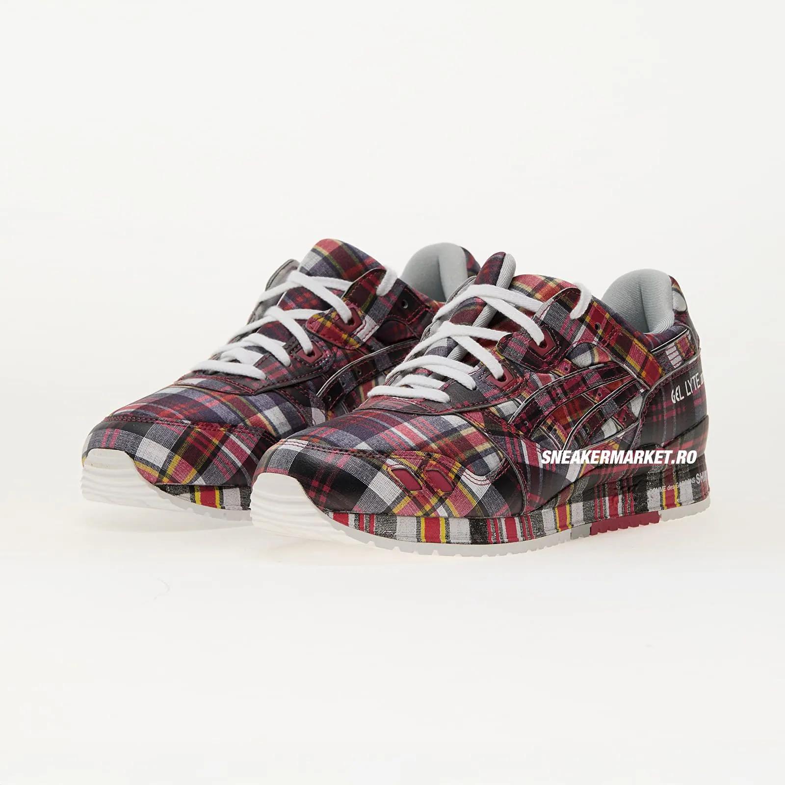 Comme des Garçons SHIRT x Asics Gel-Lyte 3 Plaid Pack
