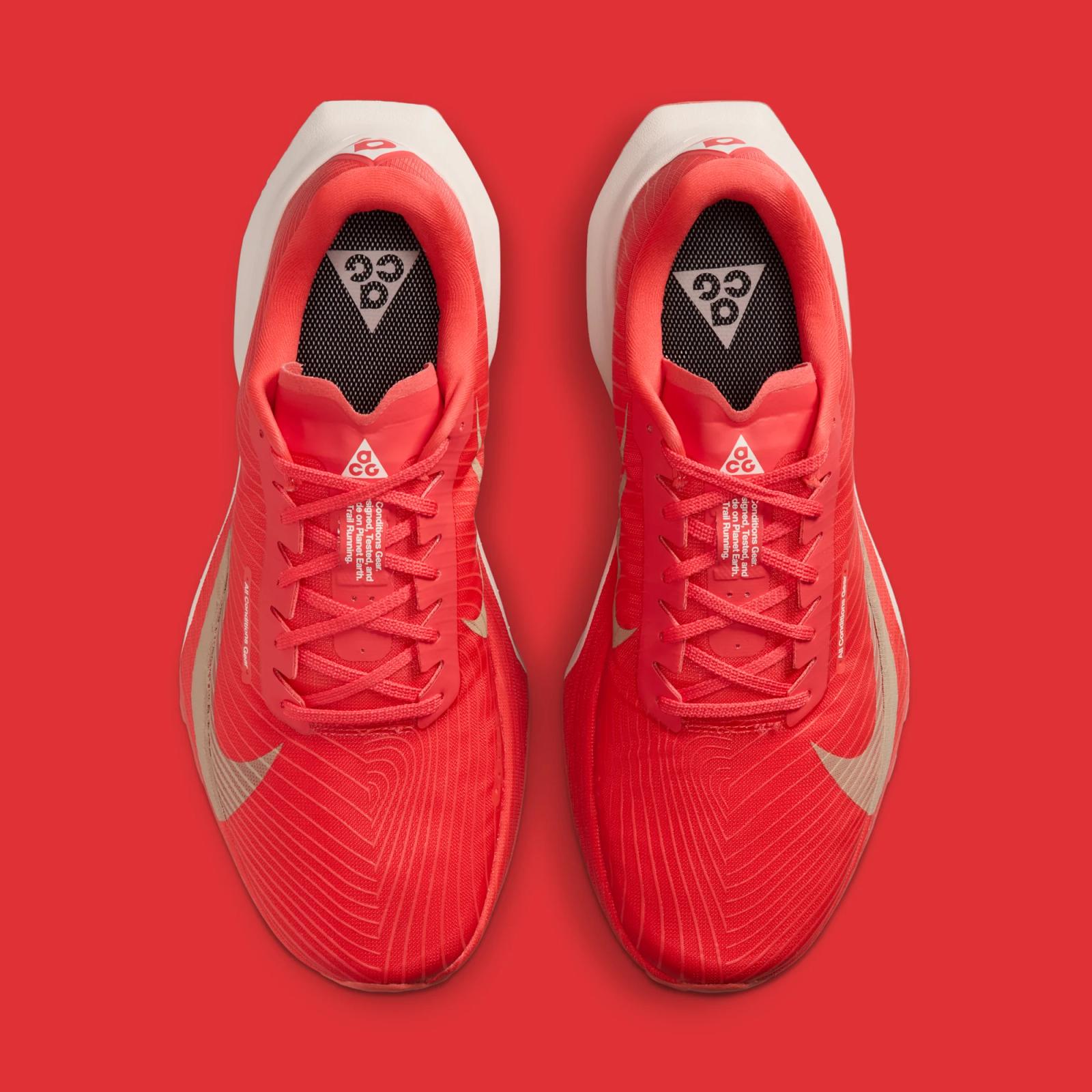Nike ACG Ultrafly Trail "Light Crimson" drops July 1st, 2026