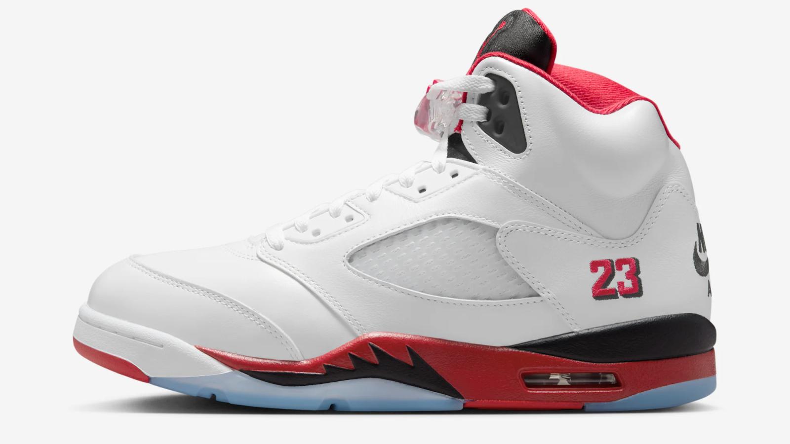 Air Jordan 5 Retro “Fire Red Black Tongue” 2025