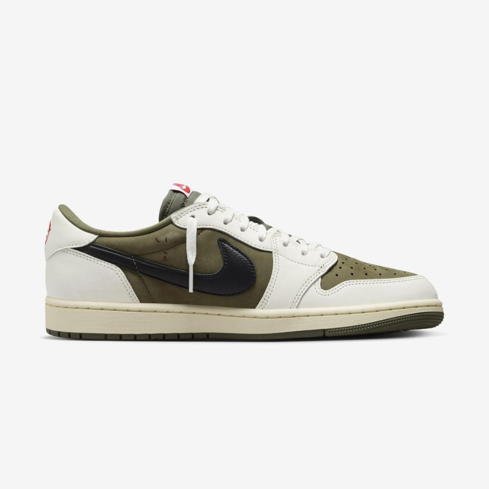 Travis Scott x Air Jordan 1 Low OG Medium Olive DM7866-200