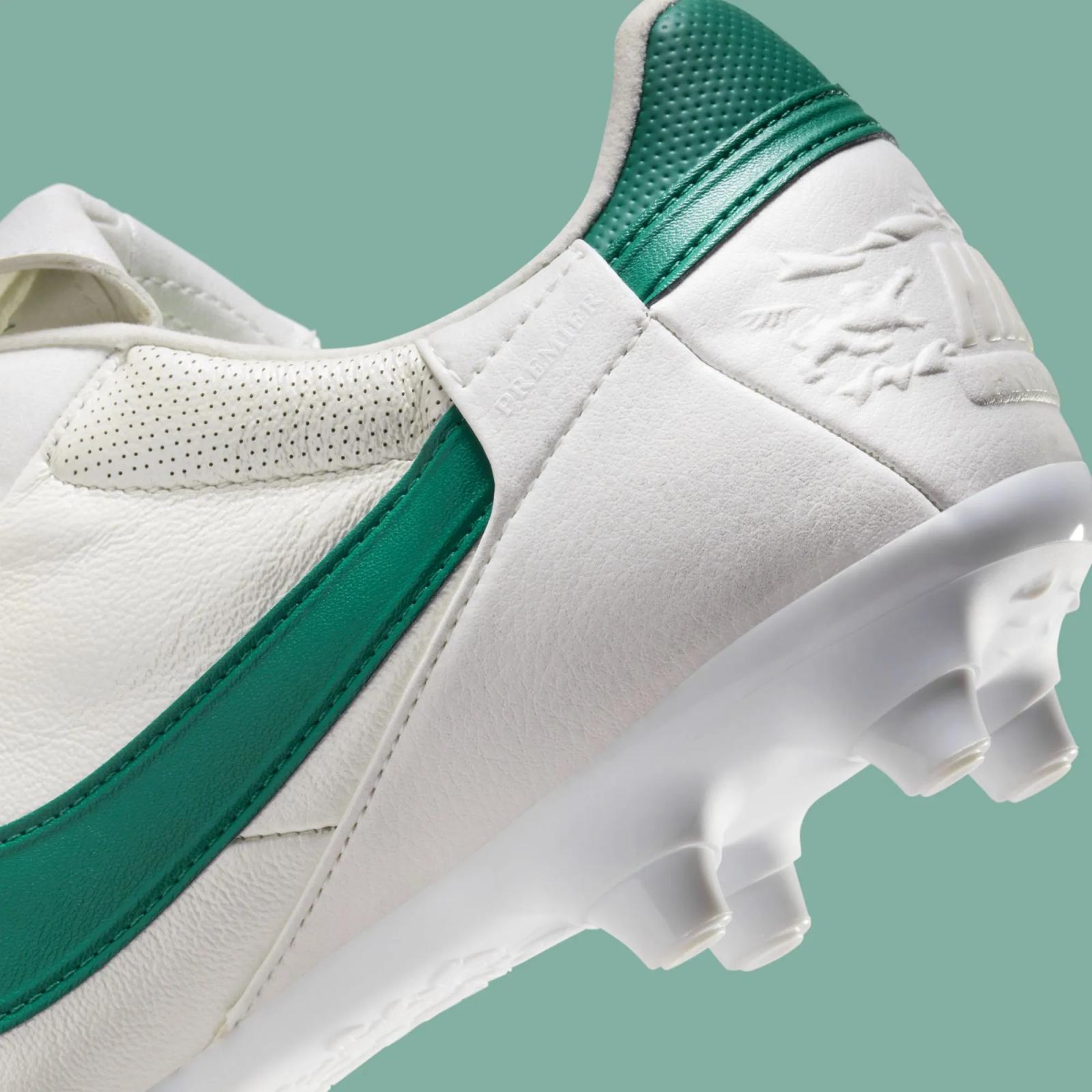 Nike Premier III U FG Metallic White Mystic Green