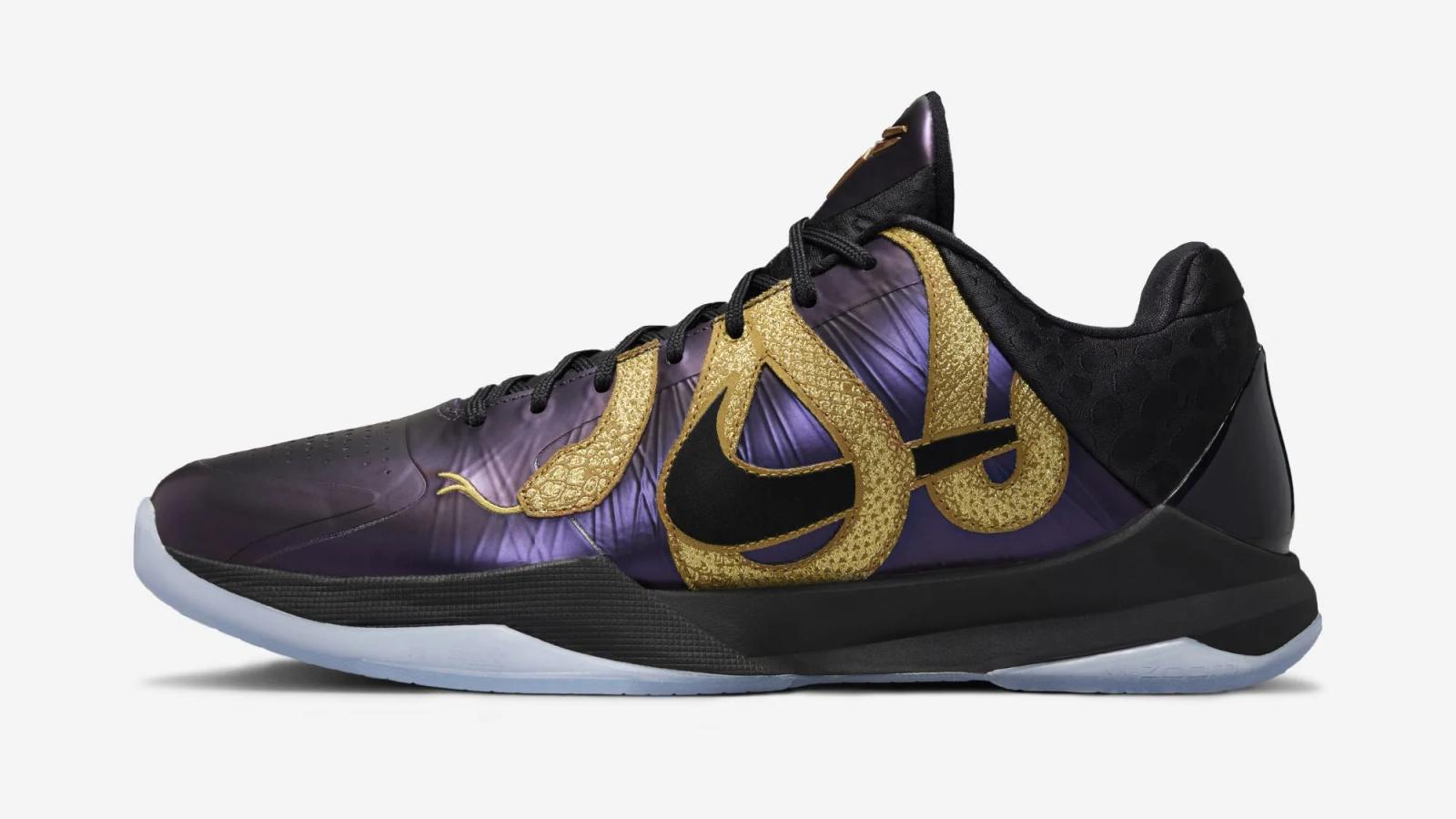 Nike Kobe 5 Protro “Eggplant / Metallic Gold”