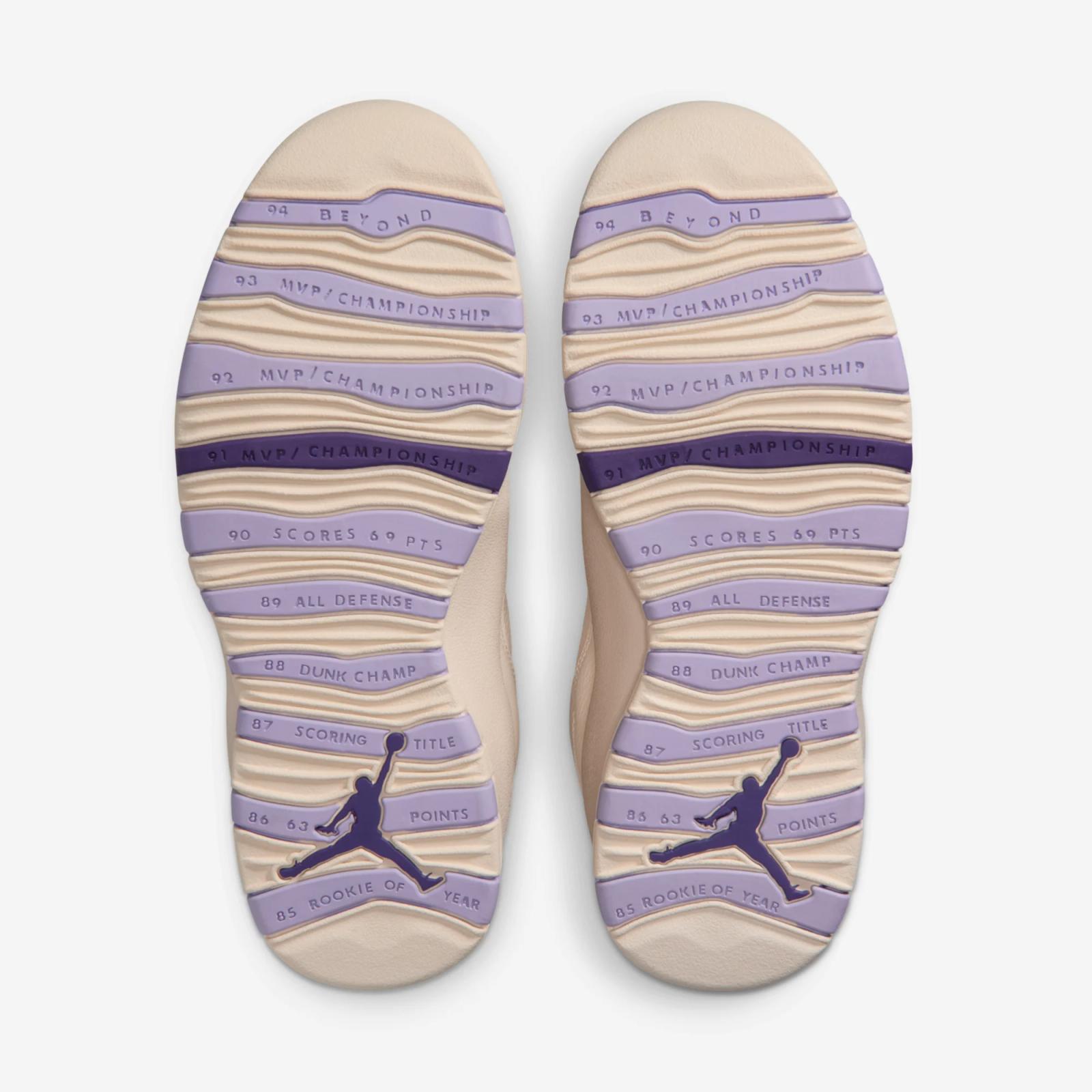 Air Jordan 10 Retro “Chalk / Hydrangeas”