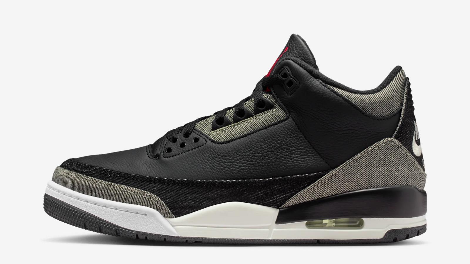 Levi Strauss & Co x Air Jordan 3 Retro “Black” 2026
