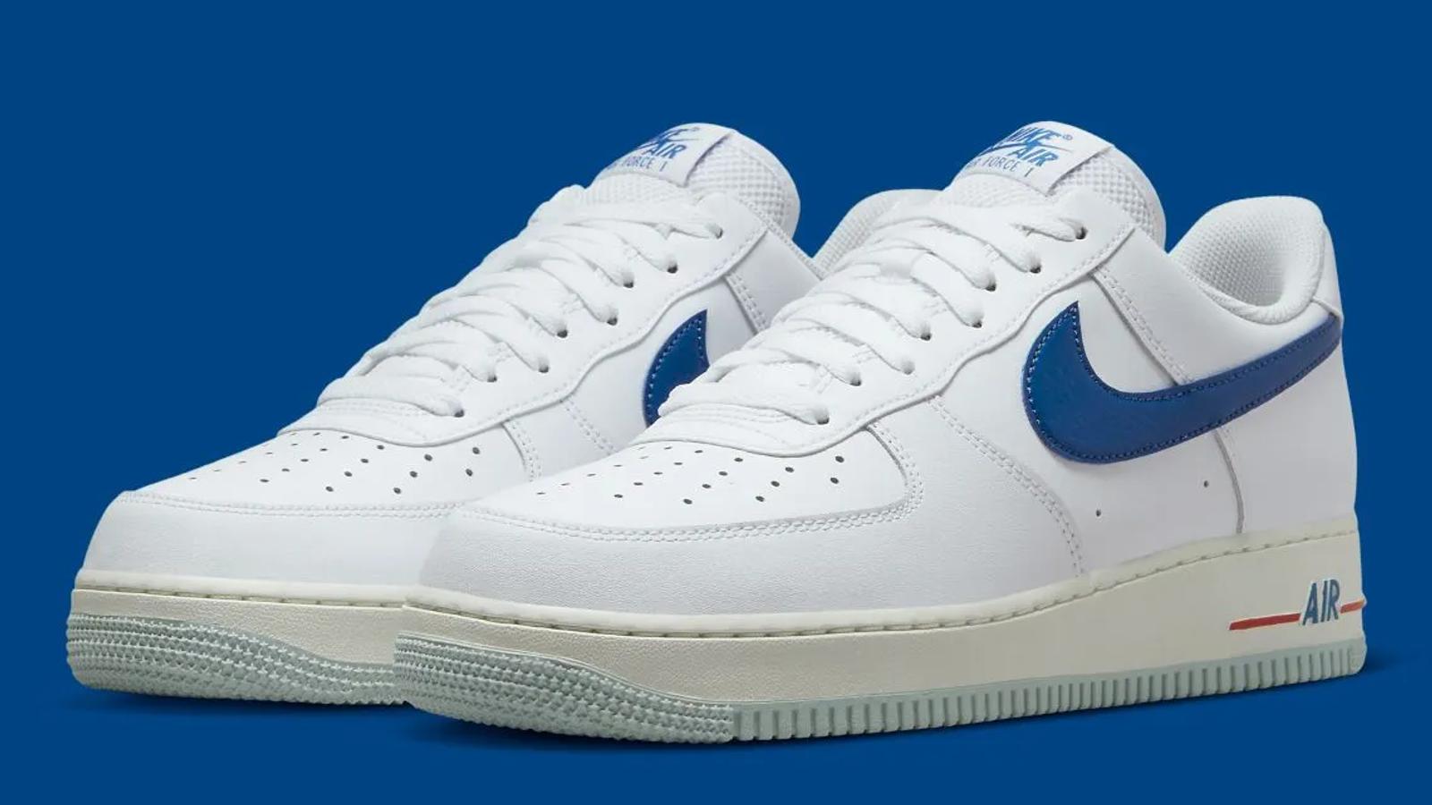 Nike Air Force 1 Low White Blue Red