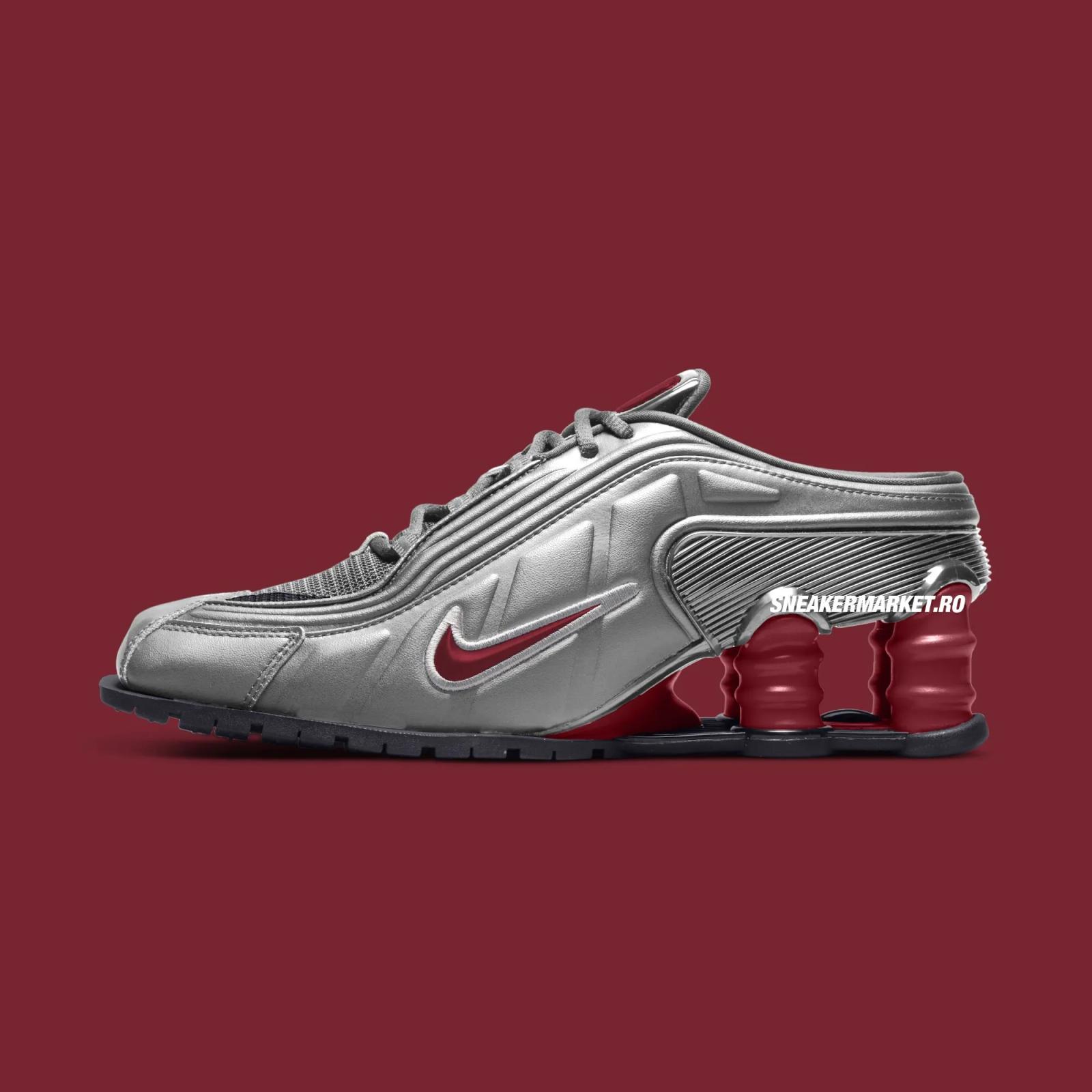 Martine Rose Nike Shox MR4 Mule Varsity Red Release Date 2025 IM5420-100