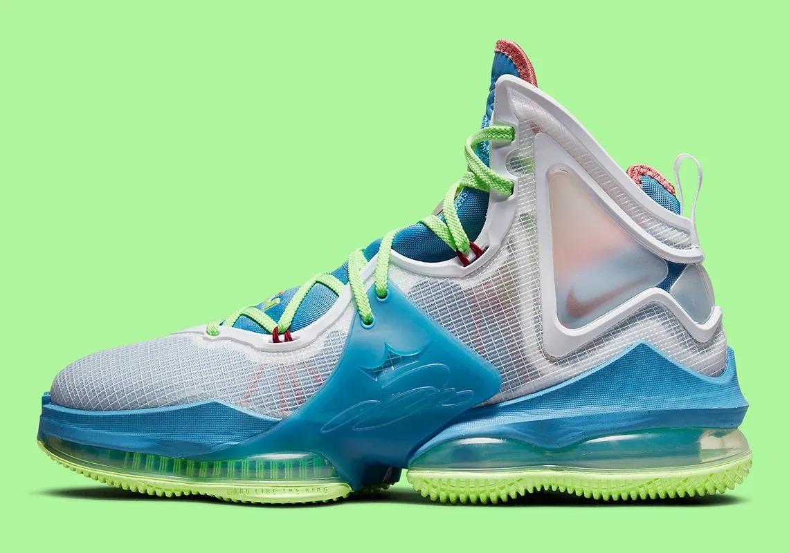 Nike LeBron 19 Dutch Blue Lime Glow