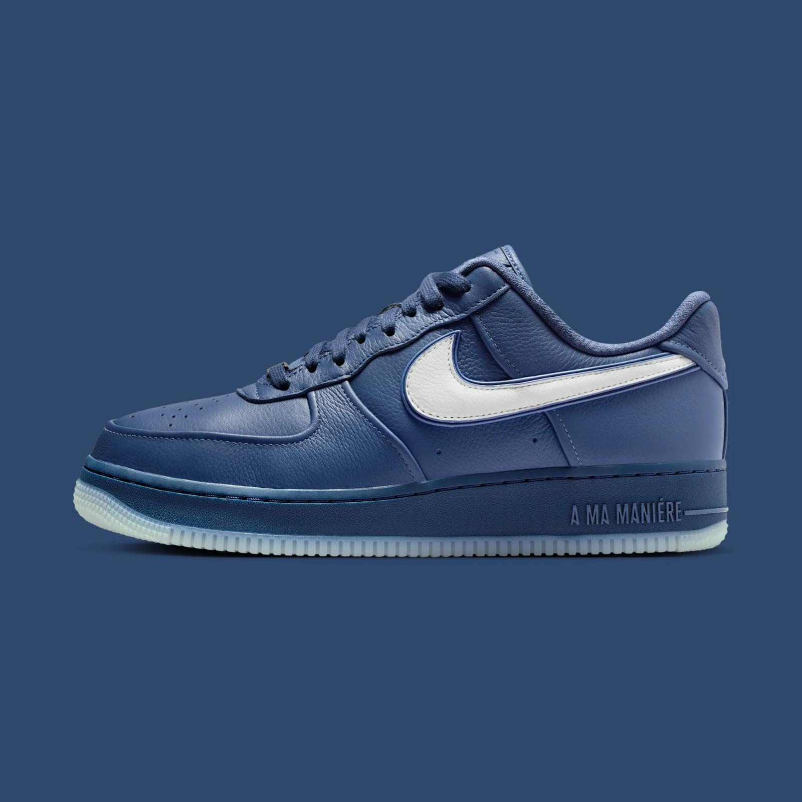 A Ma Maniere x Nike Air Force 1 Low "Diffused Blue" drops in 2026