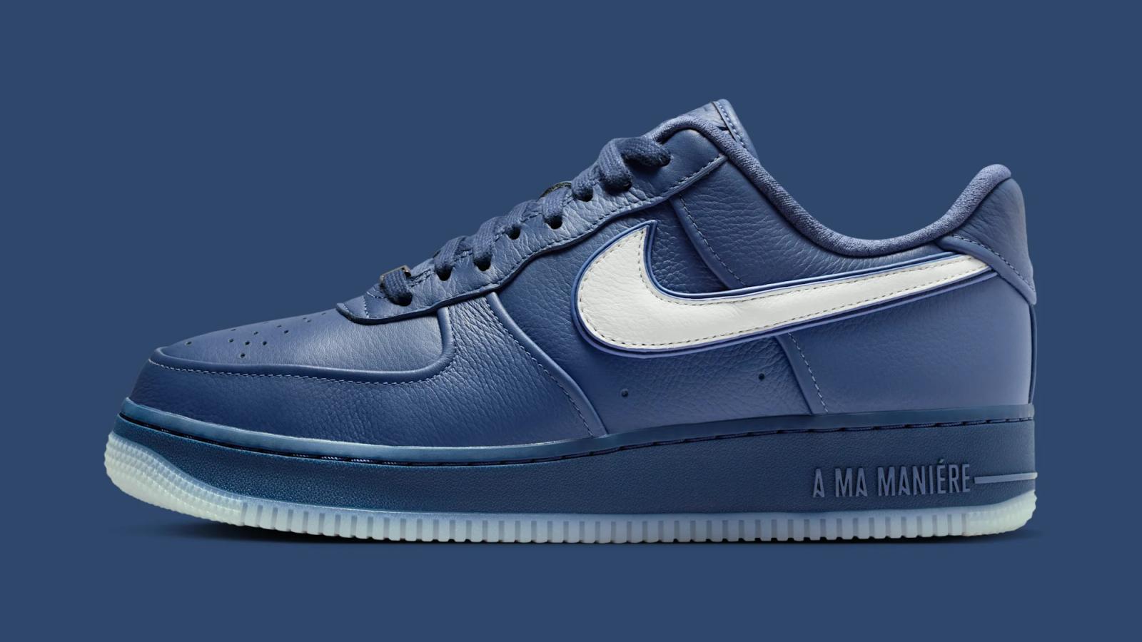 A Ma Maniere x Nike Air Force 1 Low "Diffused Blue" drops in 2026