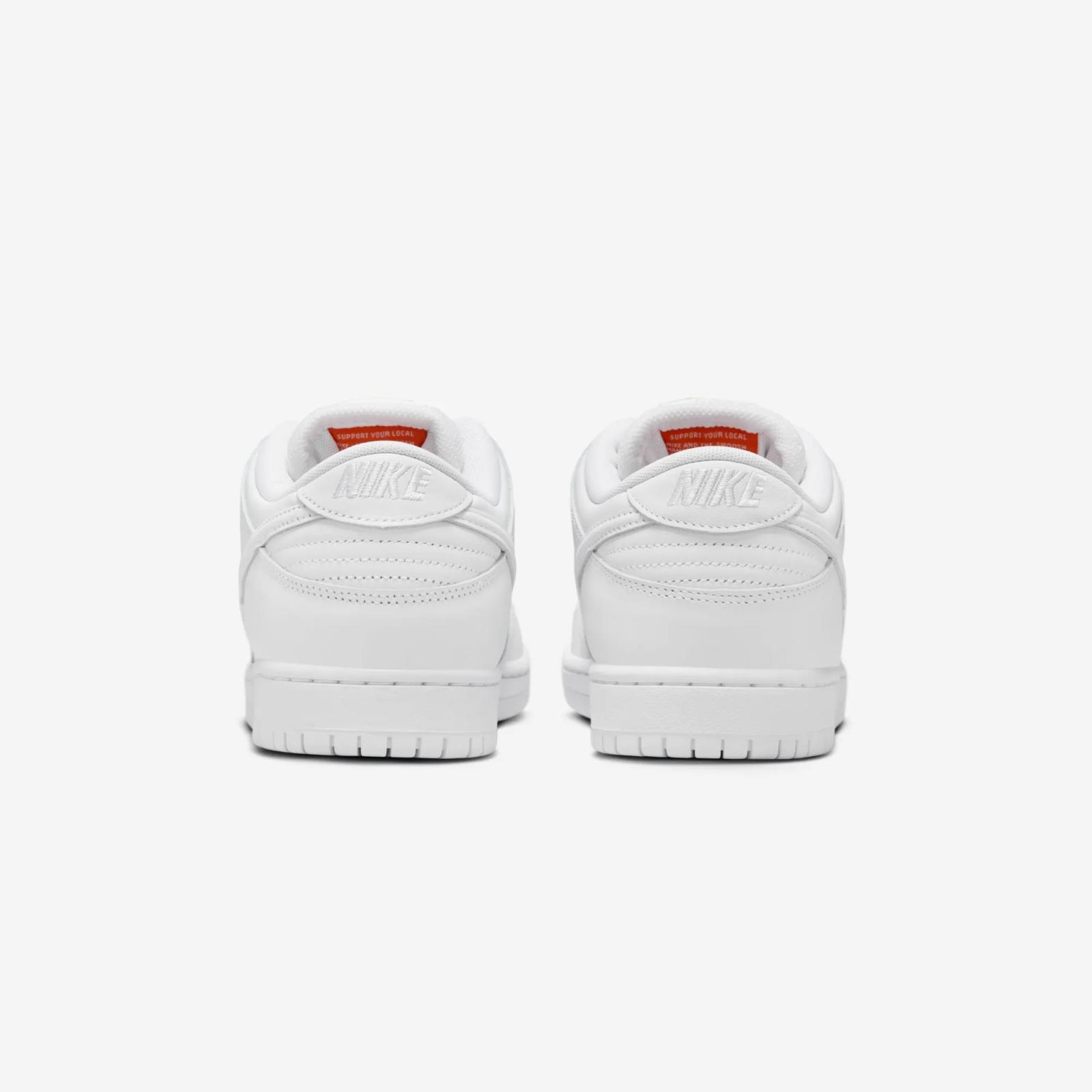 Nike SB Dunk Low Pro ISO Triple White FJ1674-100