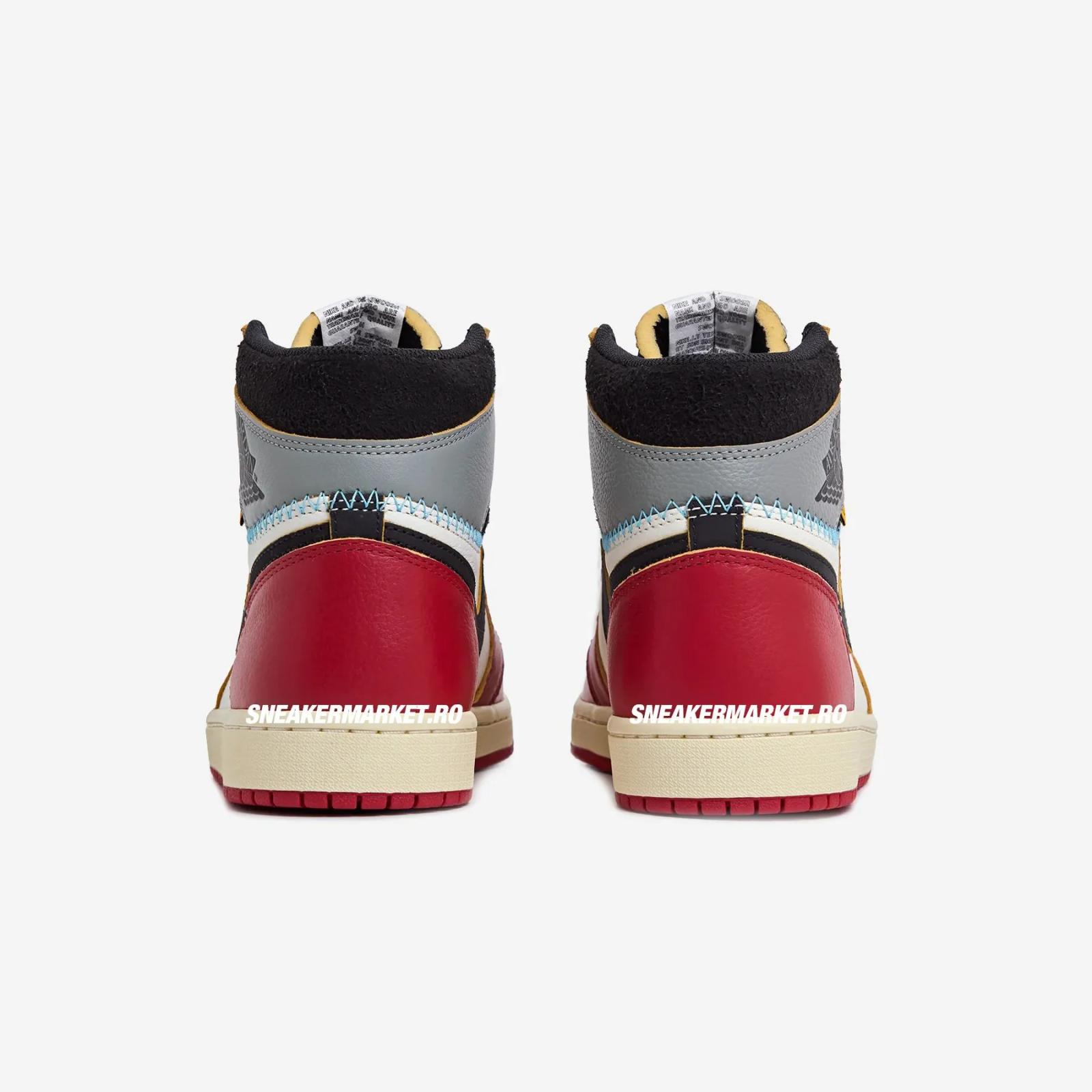 Union x Air Jordan 1 Retro High OG SP GH Varsity Red HV8563-600