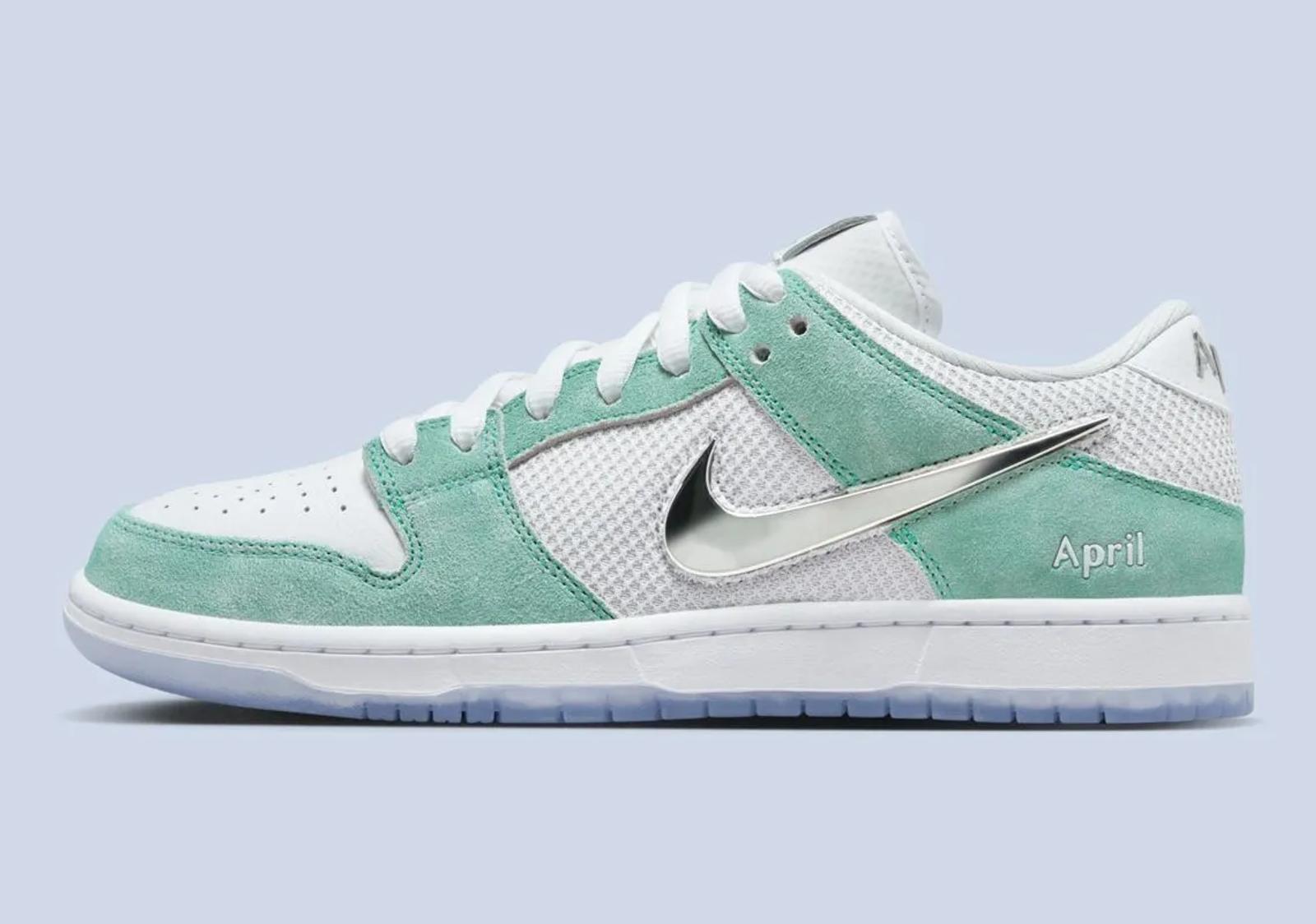 April Skateboards x Nike SB Dunk Low Pro Turbo Green