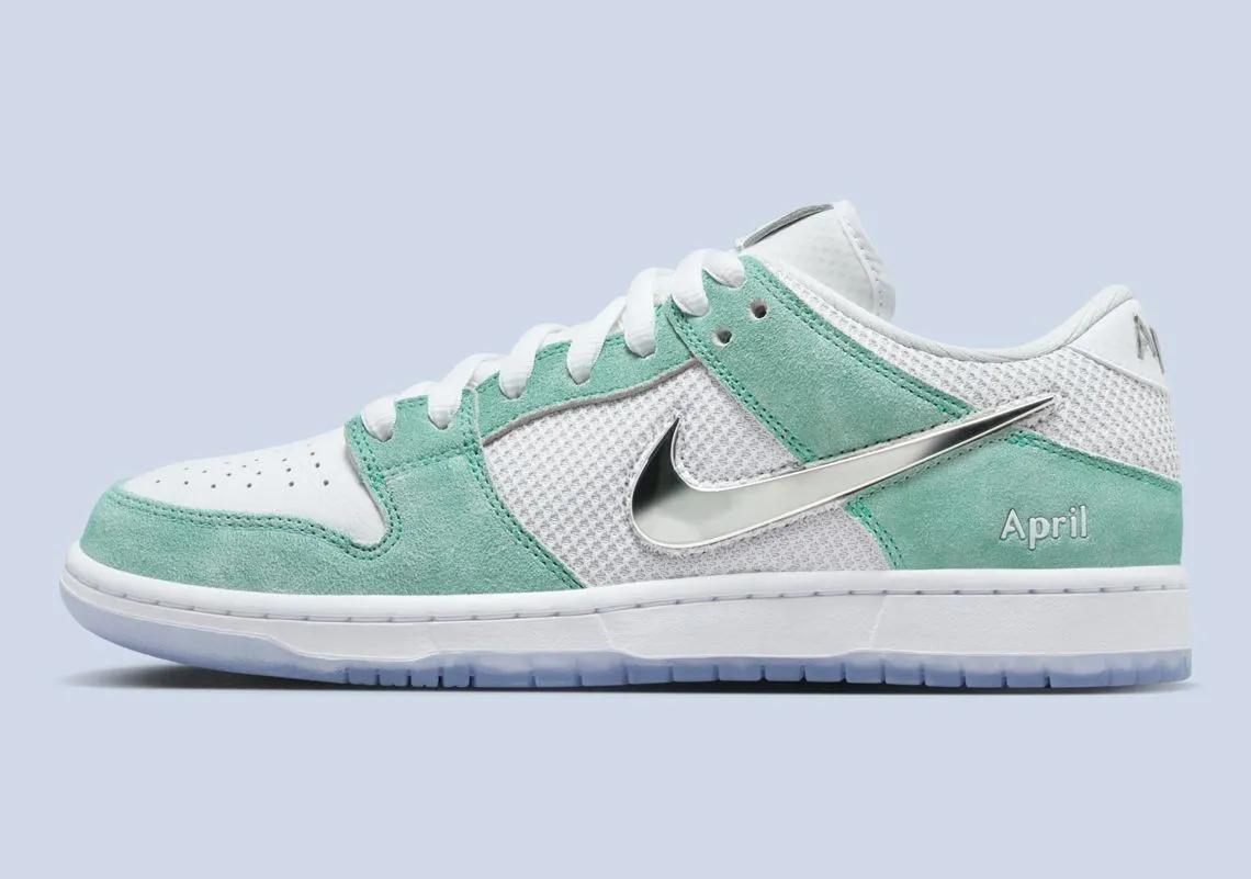 April Skateboards x Nike SB Dunk Low Pro Turbo Green