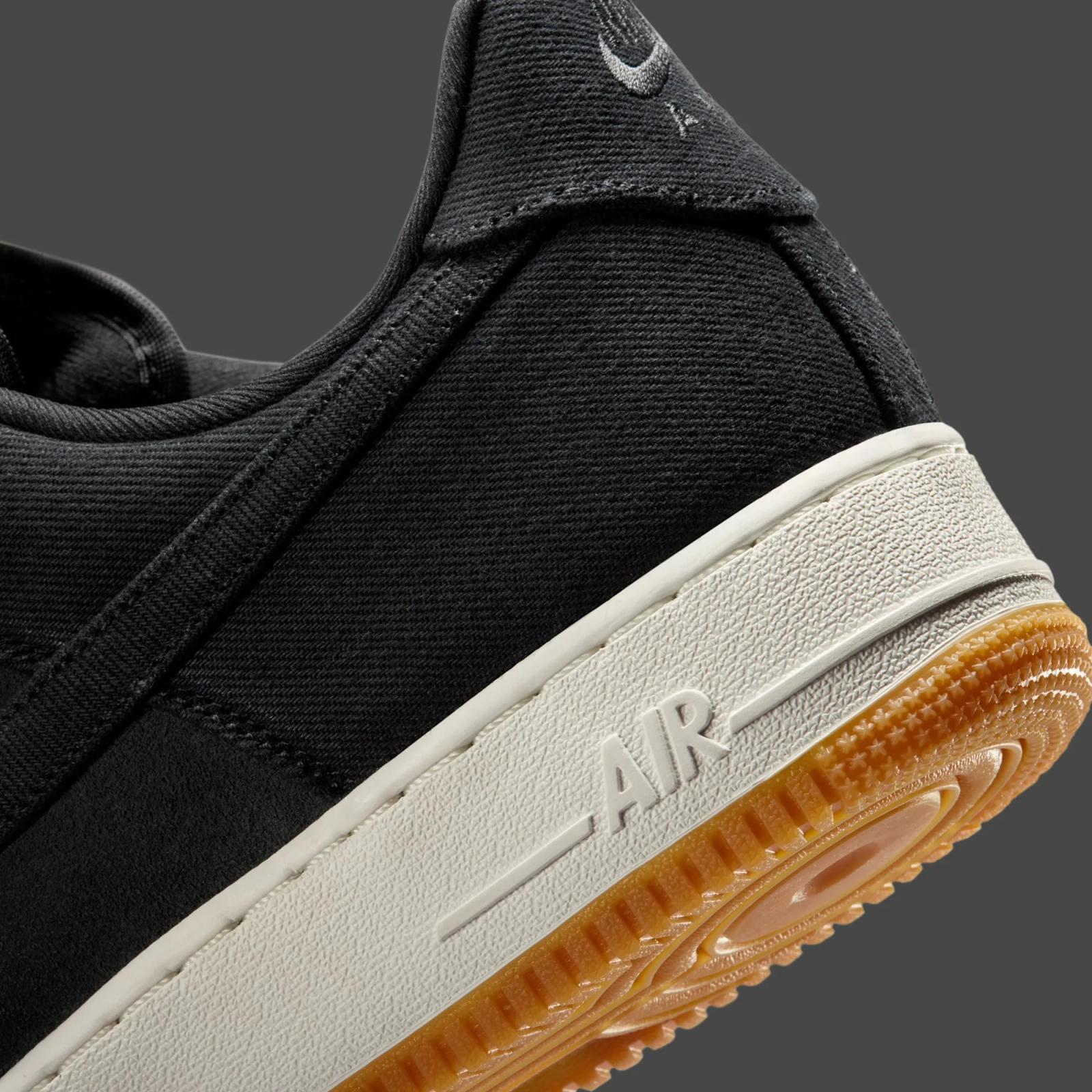 Nike Air Force 1 Low "Black Canvas" releases April 1, 2026
