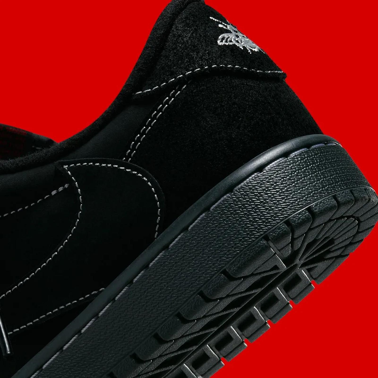 Air Jordan x Travis Scott 1 Low Black Phantom