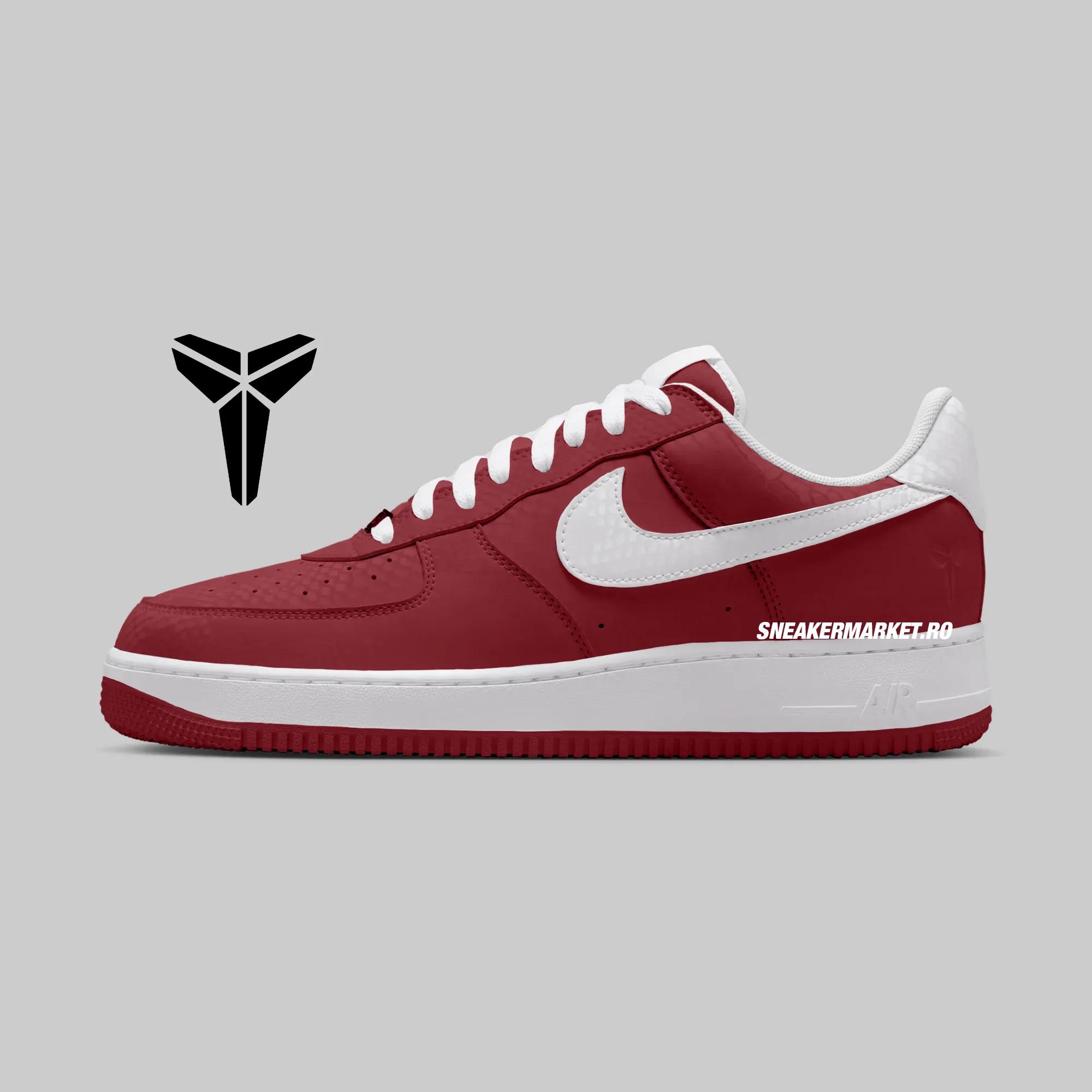 Kobe Bryant x Nike Air Force 1 Low “Team Red / White”