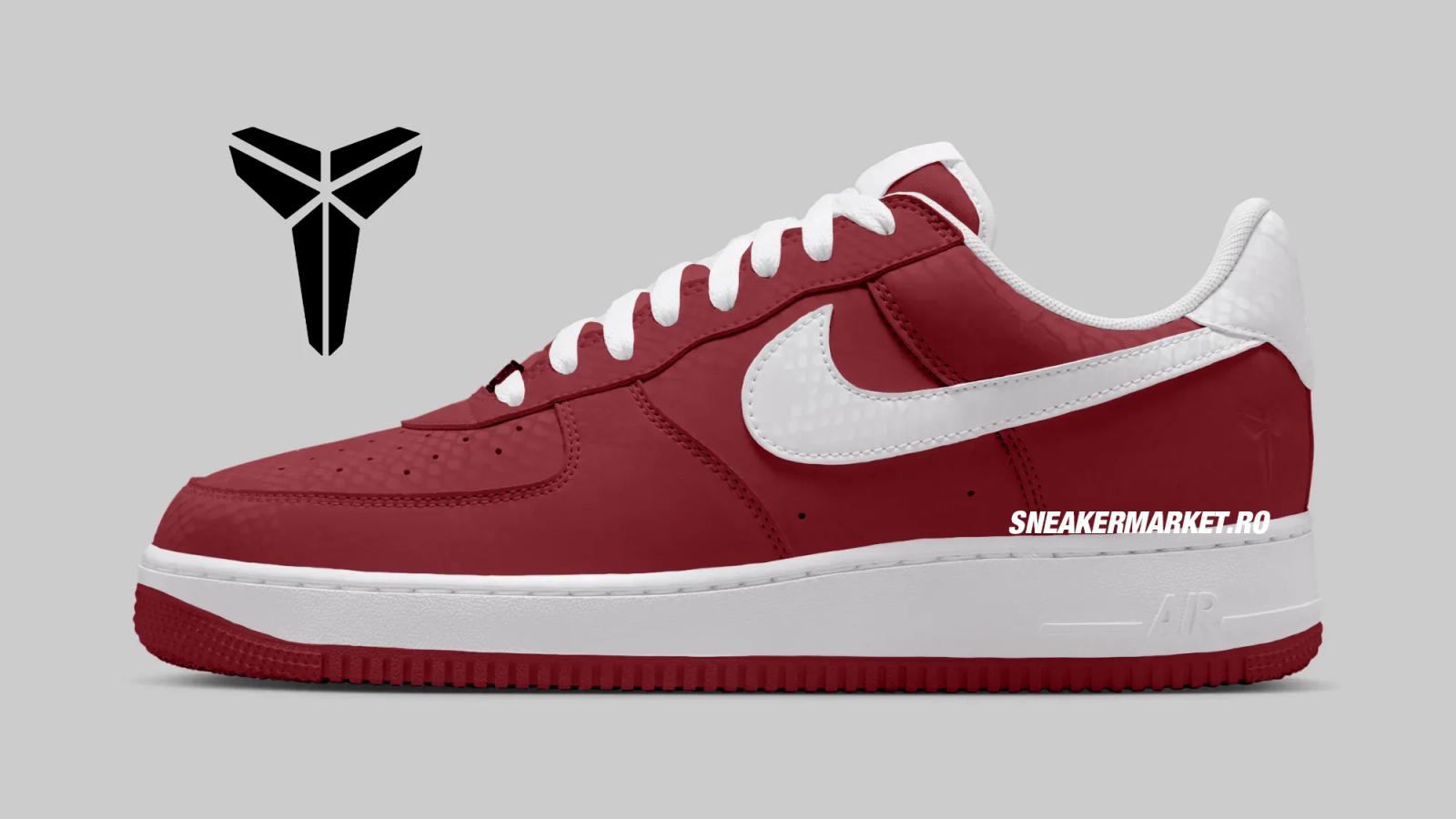 Kobe Bryant x Nike Air Force 1 Low “Team Red / White”