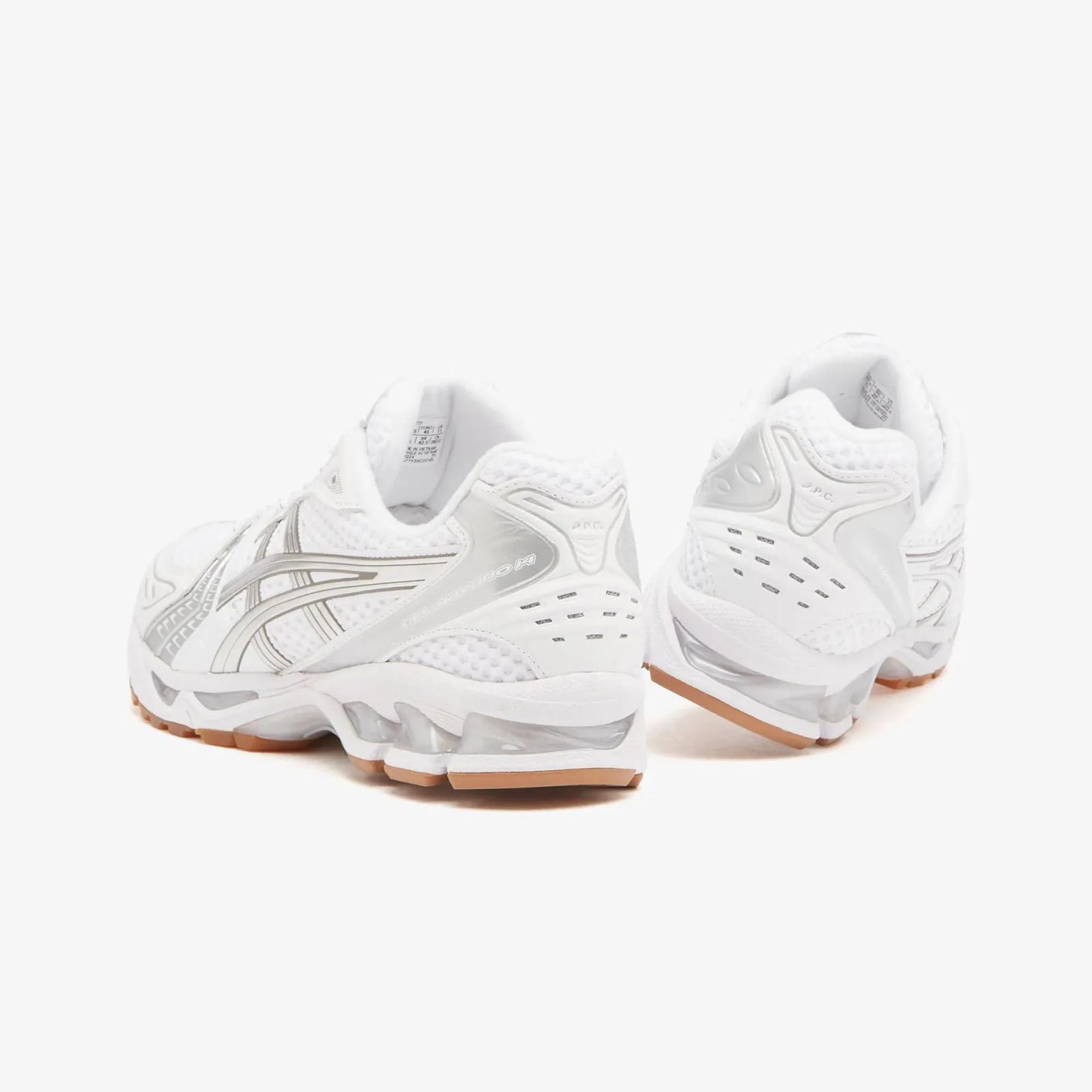 APC x Asics Gel-Kayano 14 White Pure Silver Release Date April 5th 2025 1203A727-100