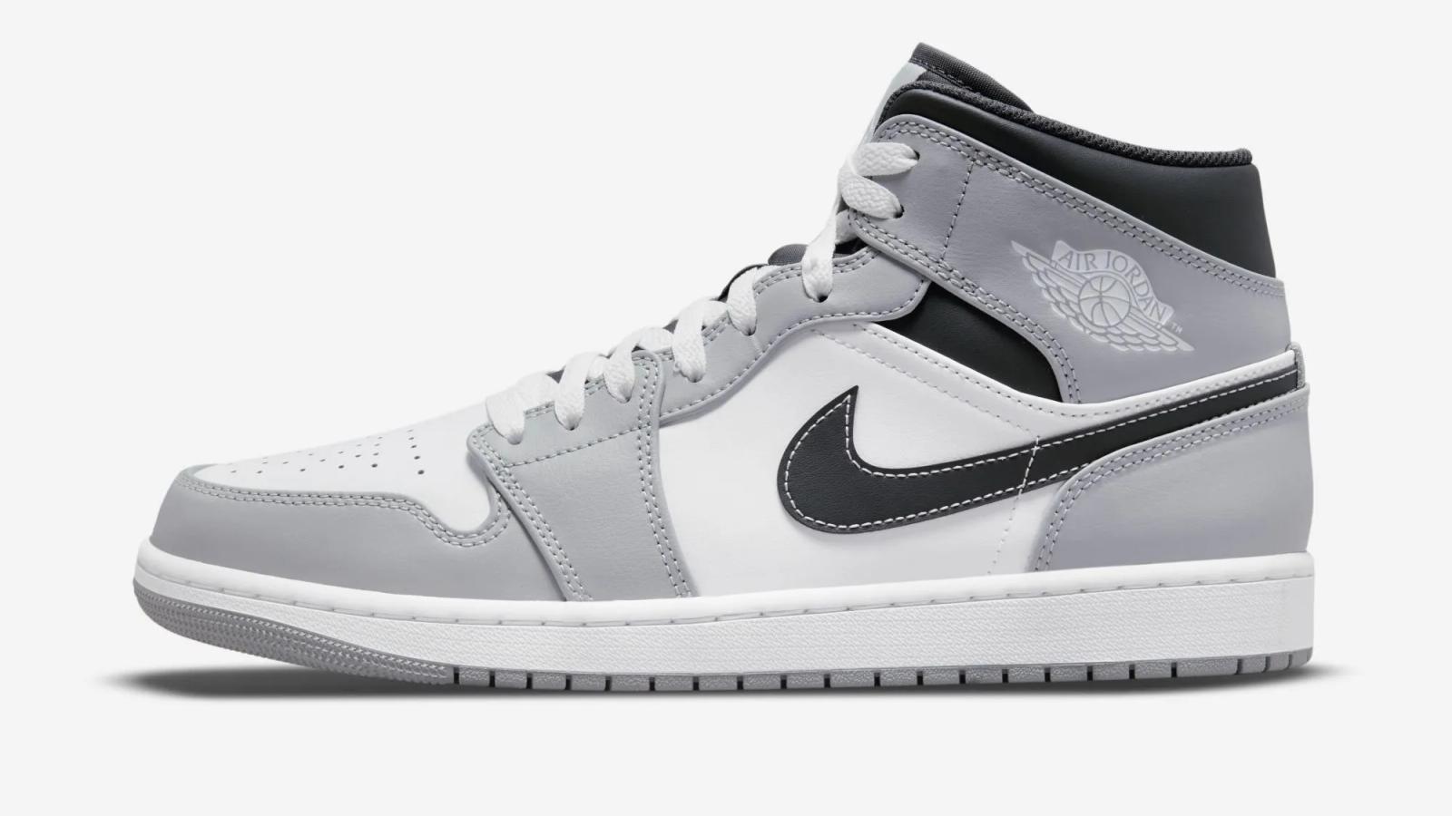 Air Jordan 1 Mid “Light Smoke Grey” Restock 2025