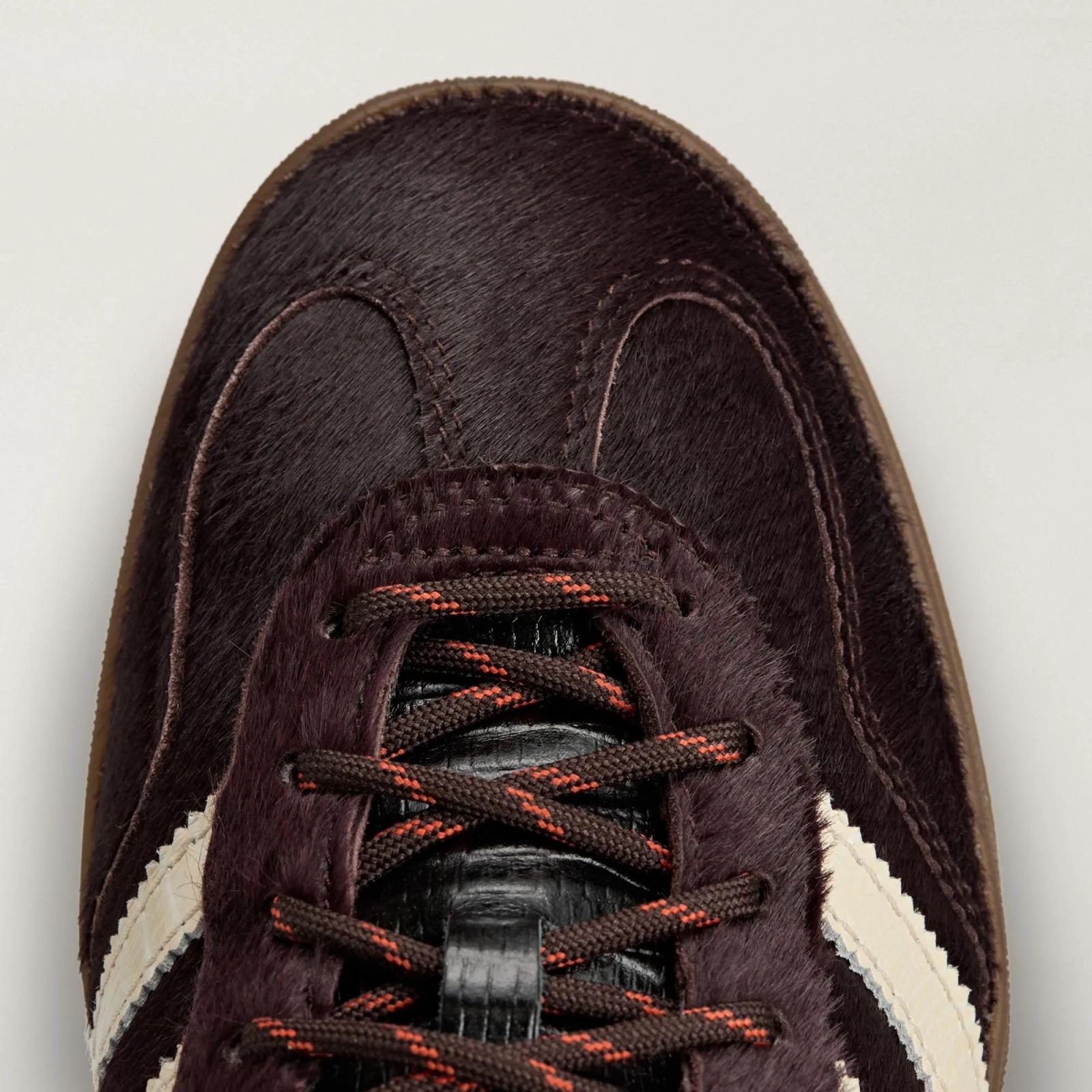 Wales Bonner x adidas Gazelle Indoor "Pony" drops April 17th, 2026