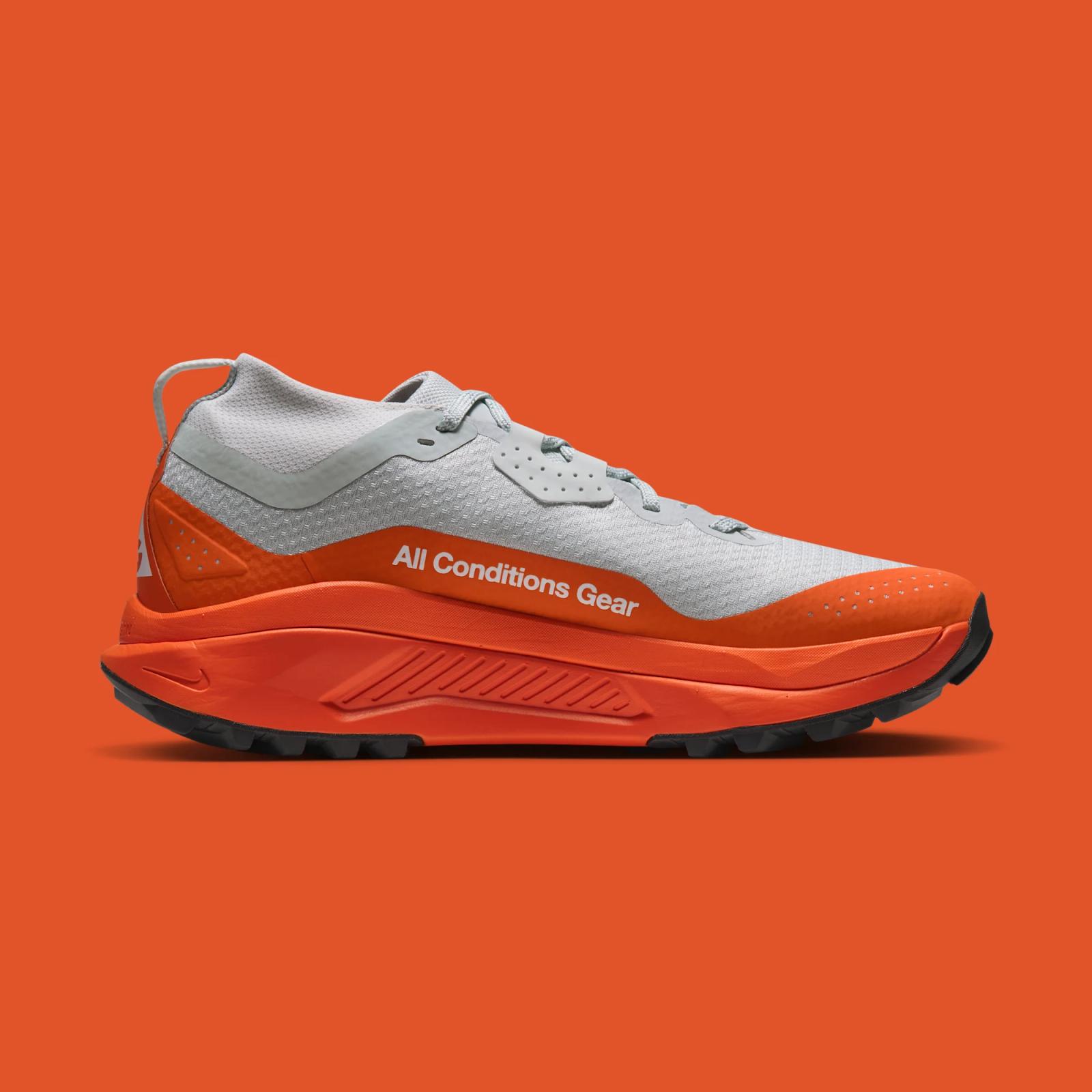 Nike ACG Zegama Trail Gore-Tex "Light Silver & Safety Orange" drops September 25th, 2026
