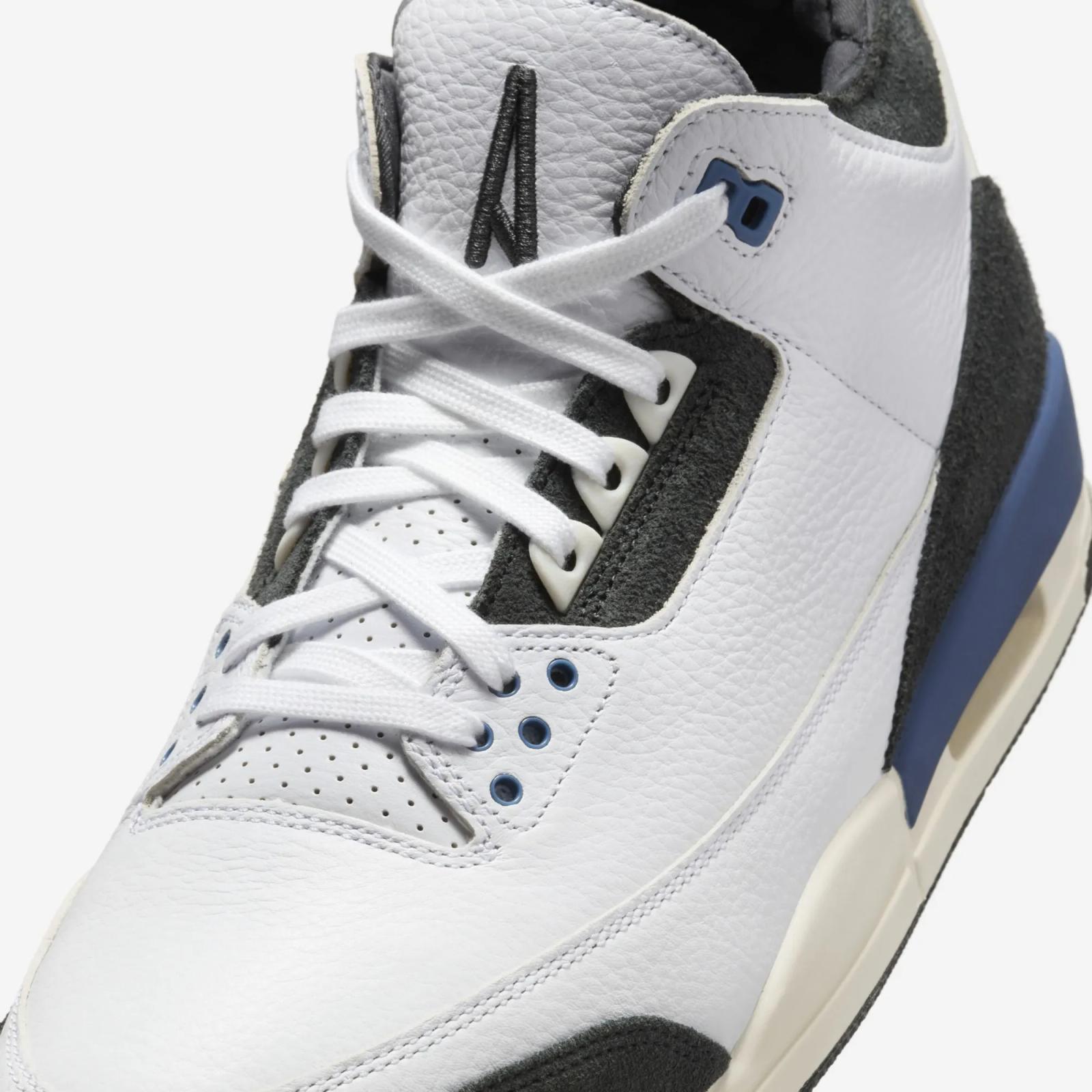 A Ma Maniere x Air Jordan 3 Retro OG SP GH White / Diffused Blue HV8571-100 Release Date April 2025