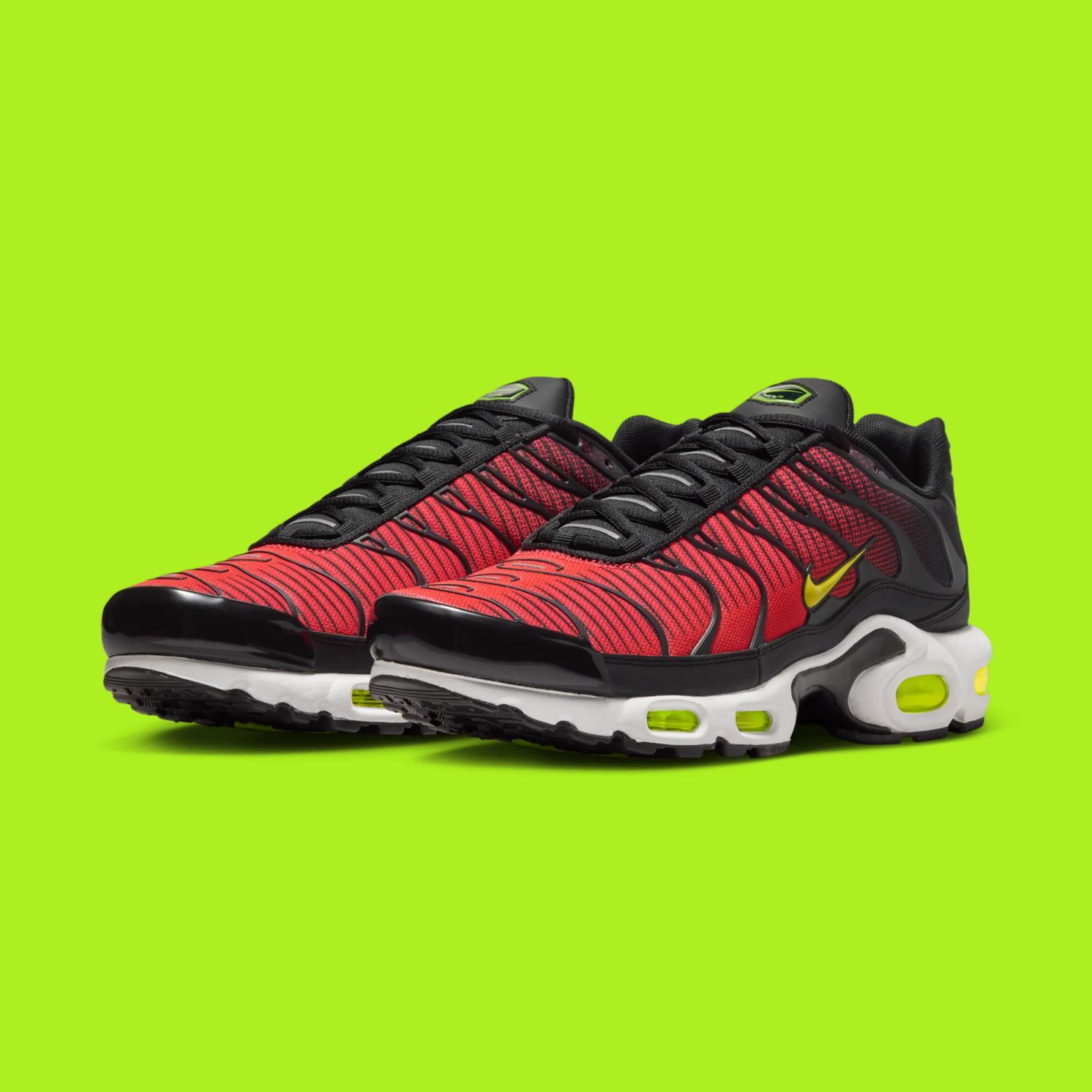Nike Air Max Plus "Opti Yellow & Light Crimson" drops in 2026