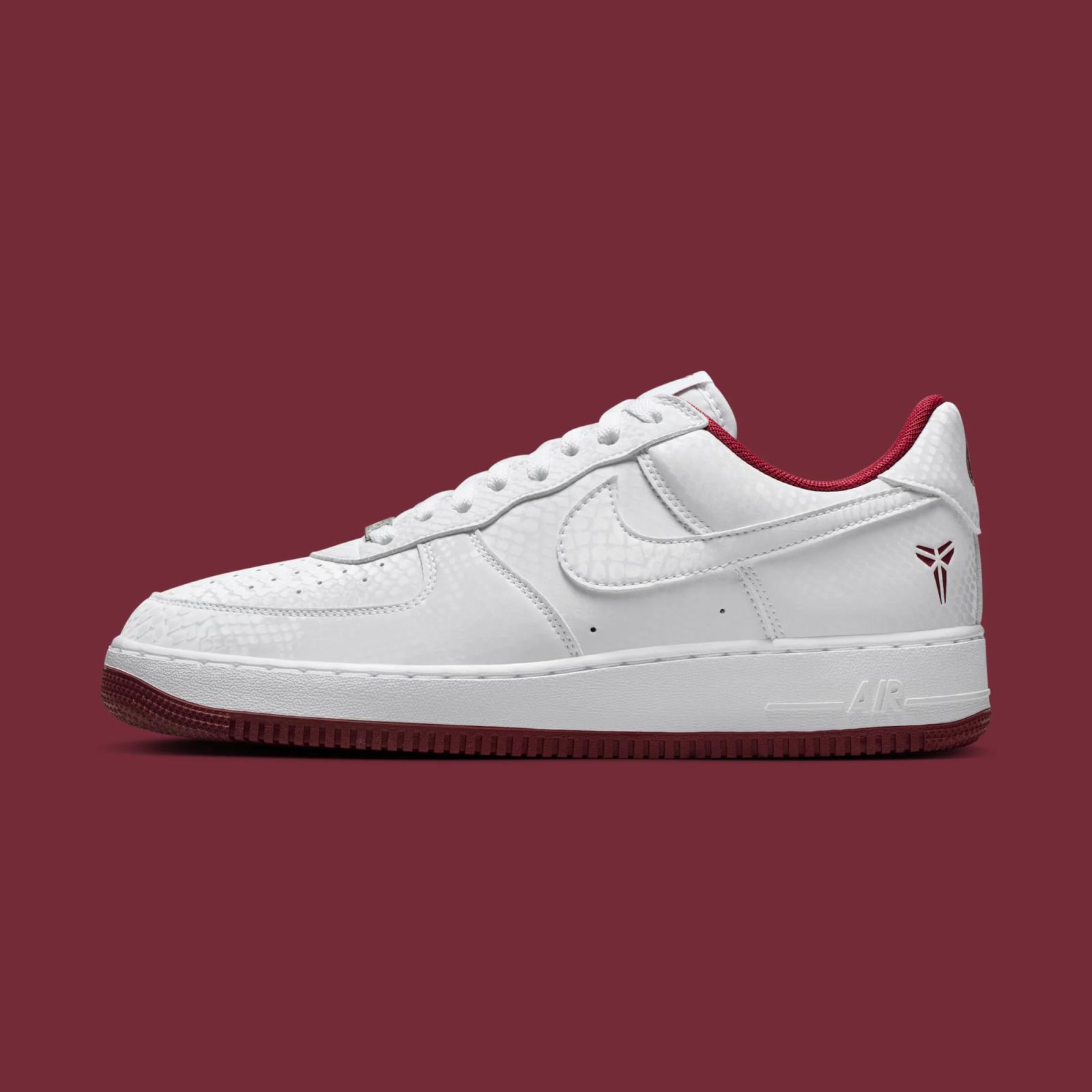 Kobe Bryant x Nike Air Force 1 Low “White & Team Red” releasing in 2026
