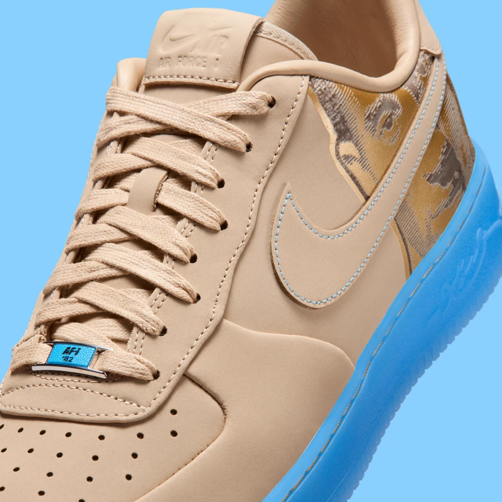 Kobe Bryant x Nike Air Force 1 Low Linen Blue IH1018-200 Release Date 2025