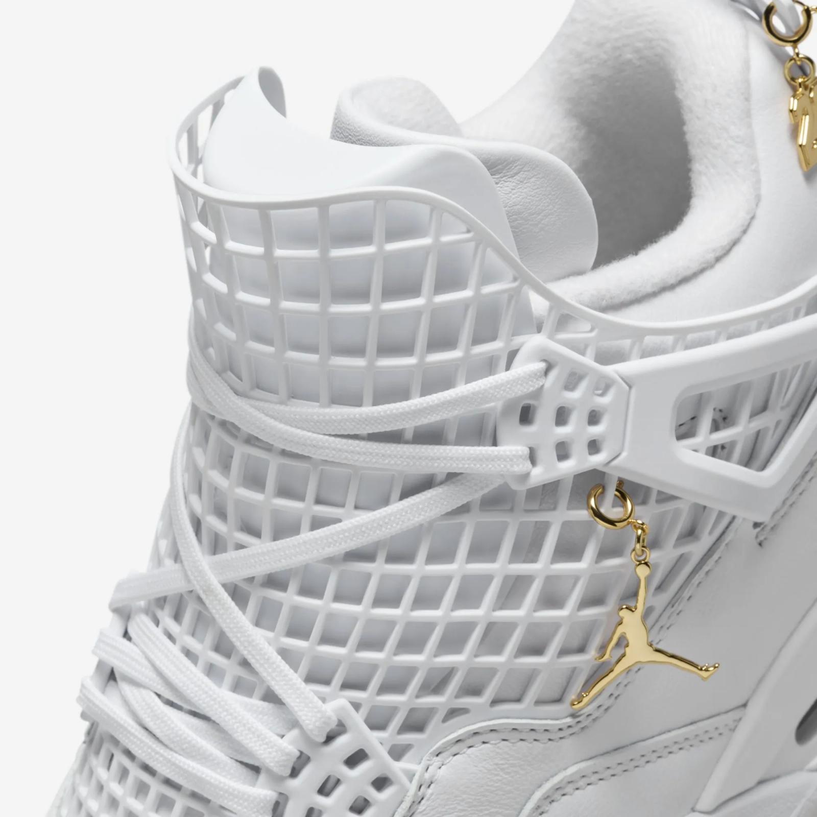 Air Jordan 4 Retro NET White Metallic Gold FN7251-107