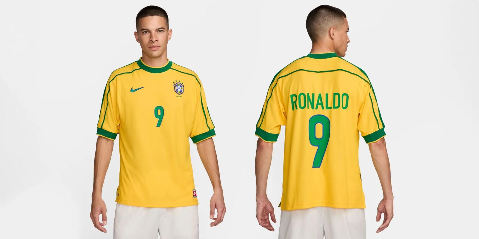 Nike Football Brazil 1998 World Cup Jersey Reissue