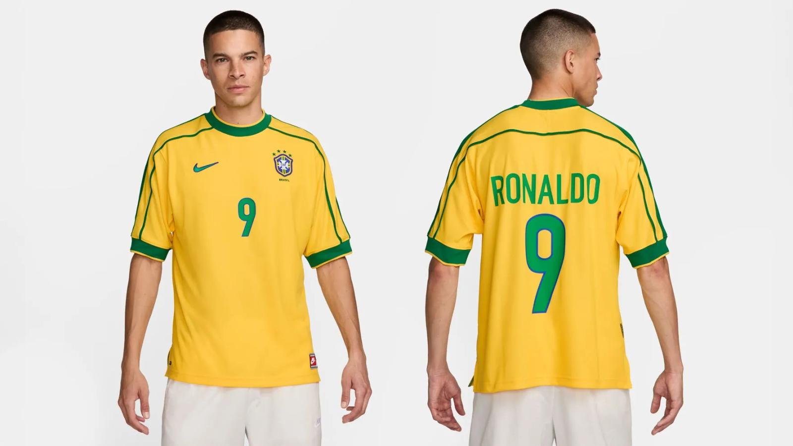Nike Football Brazil 1998 World Cup Jersey Reissue