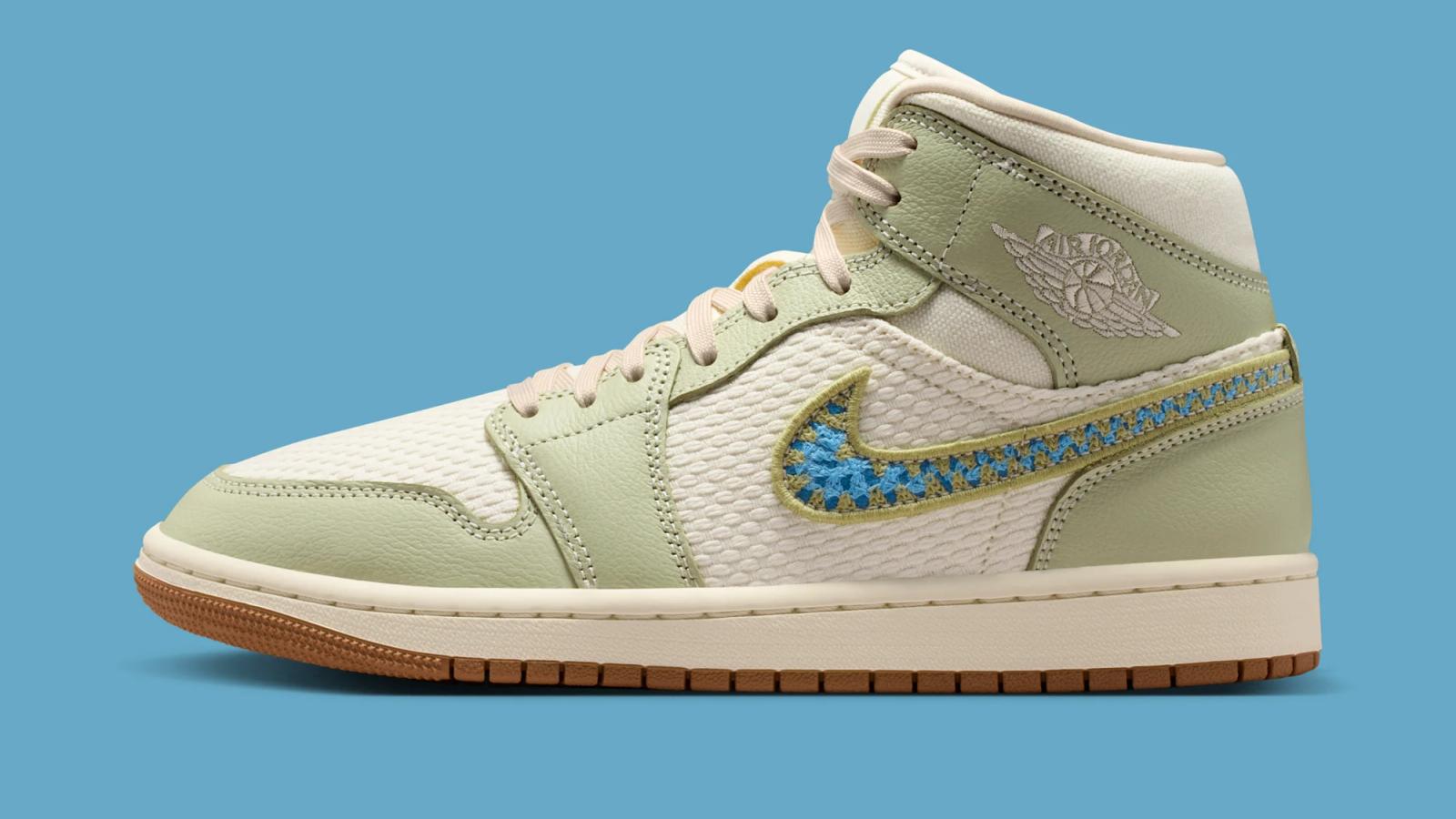 Air Jordan 1 Mid SE W "Olive Aura" drops May 1, 2026