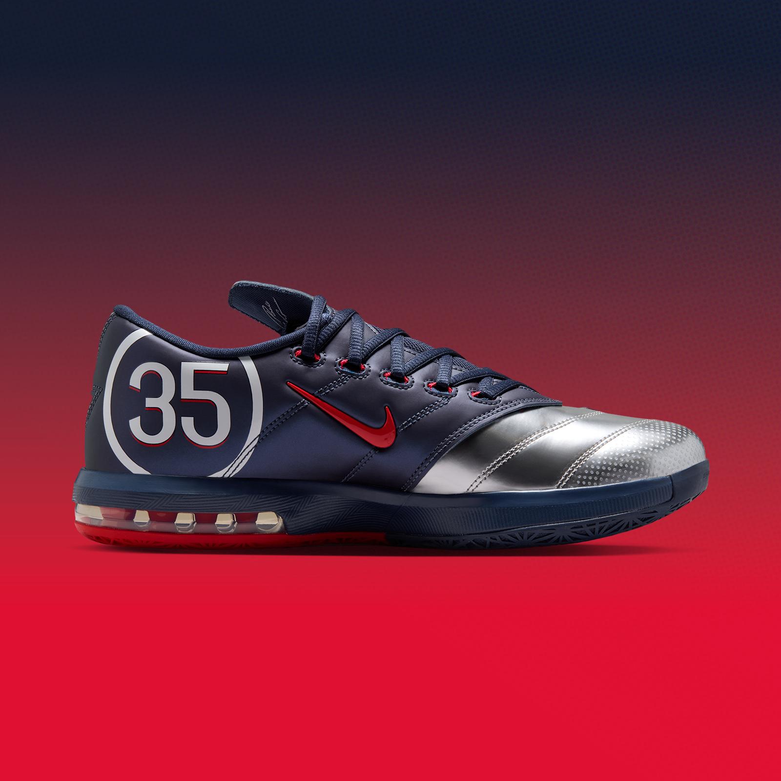 Paris Saint-Germain x Nike Zoom KD 6 "Metallic Silver" drops September 18th, 2026